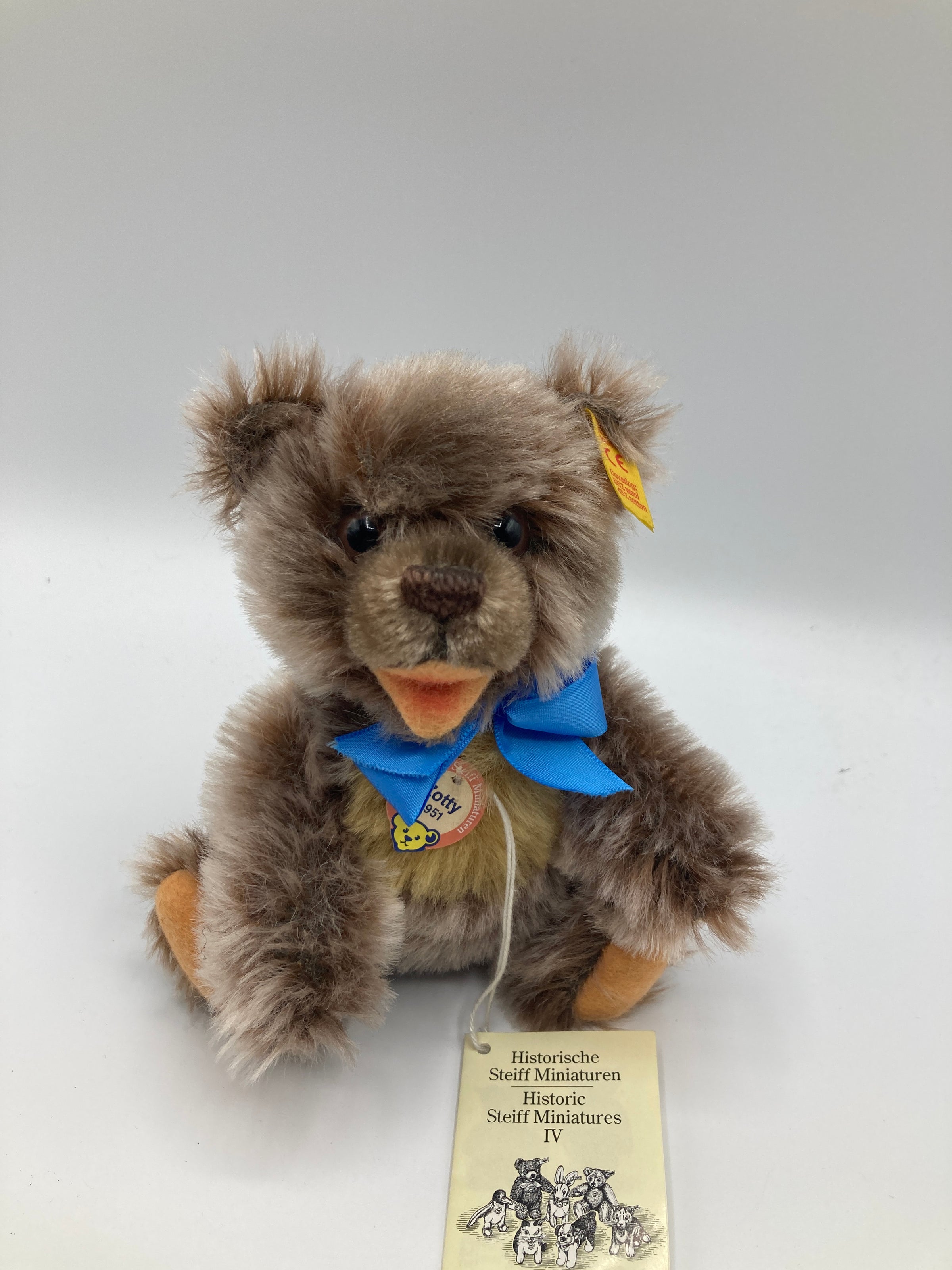 Steiff Small Replica Zotty Teddy Bear With All IDs | My Site