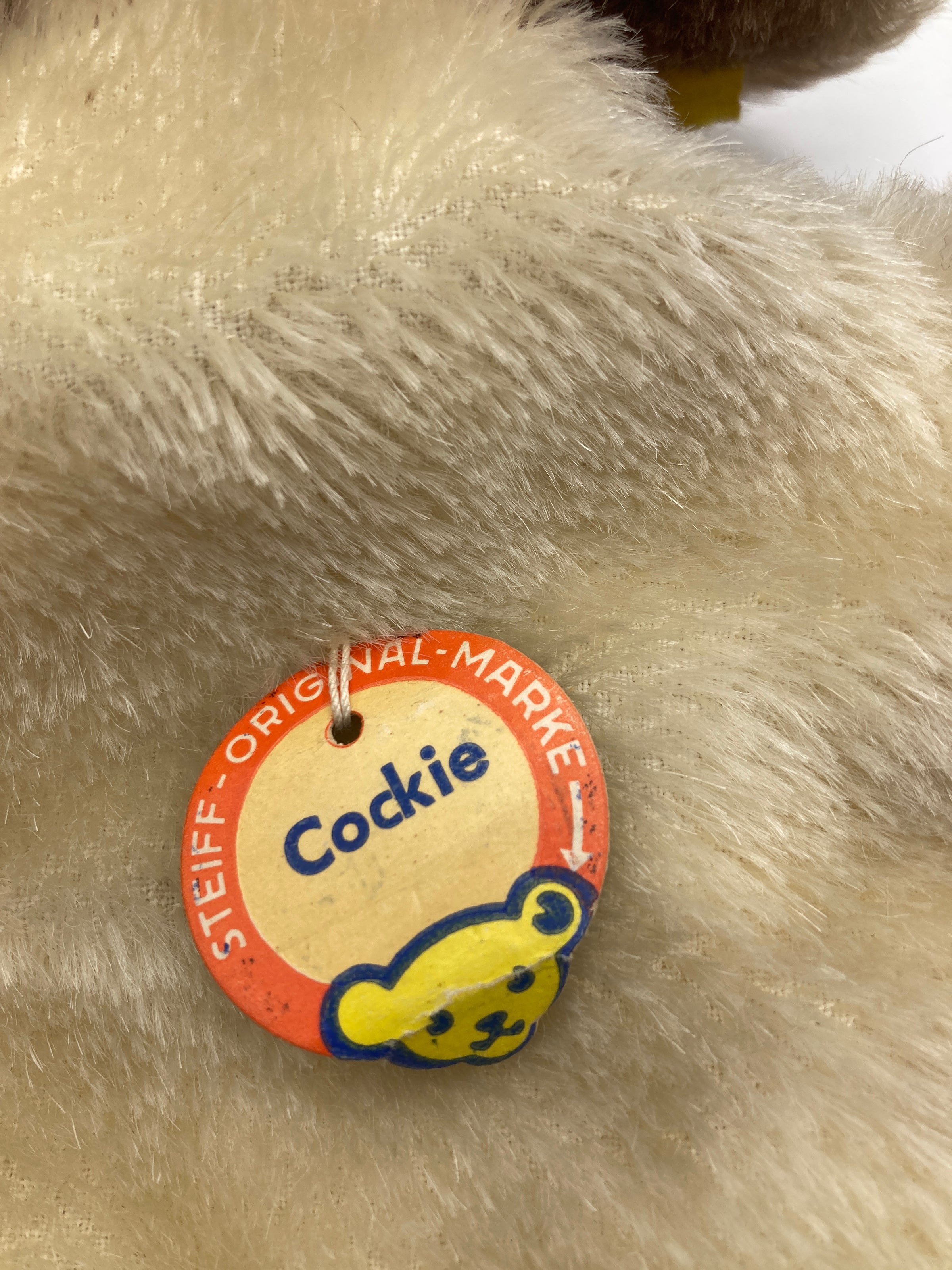 Steiff Mohair Cocker Spaniel Cockie Puppet With All IDs | My Site