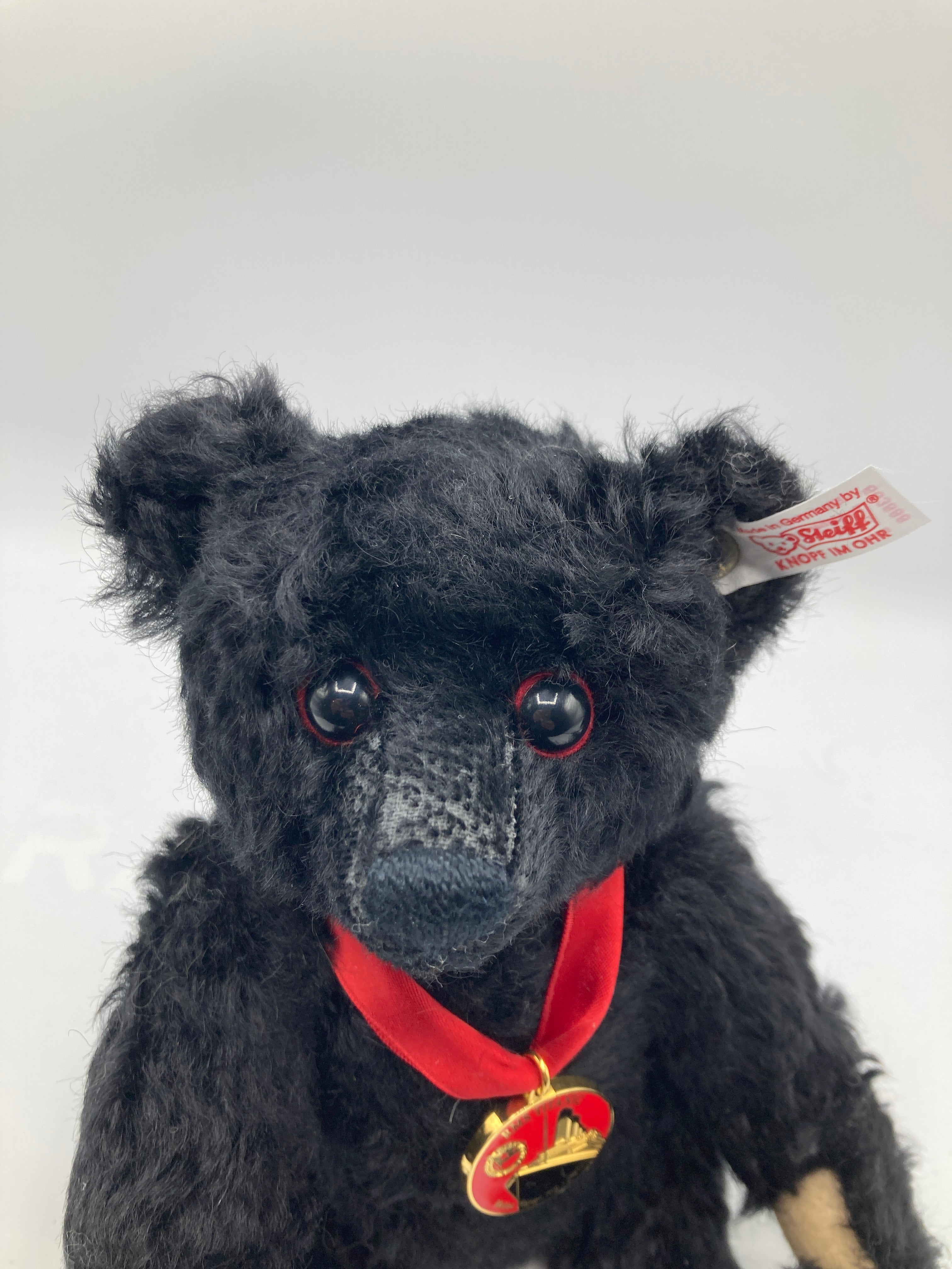 Steiff Limited Edition Black Mohair Titanic Mourning Bear