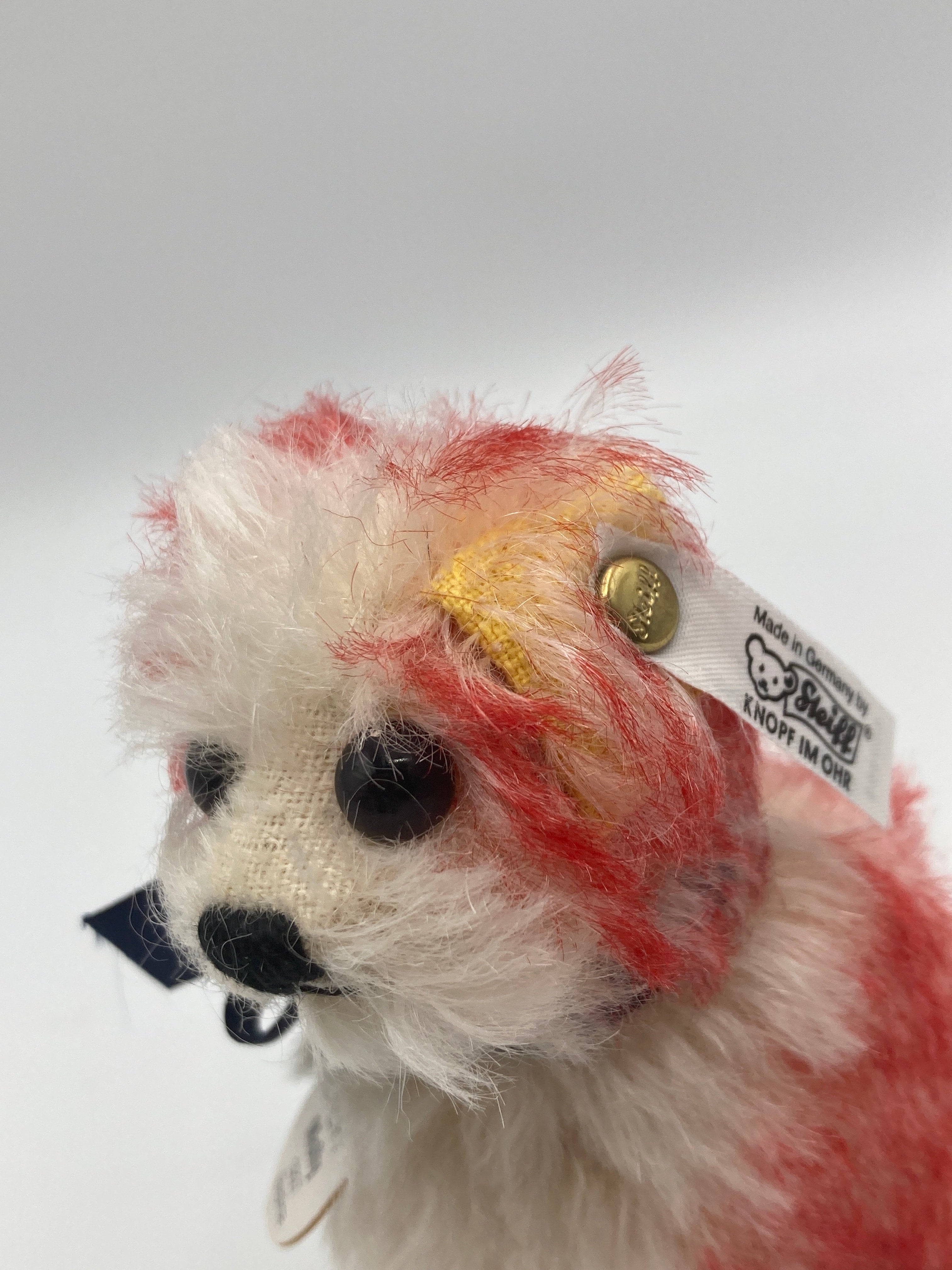 Steiff Red and White Molly The Puppy 1927 Replica With All IDs