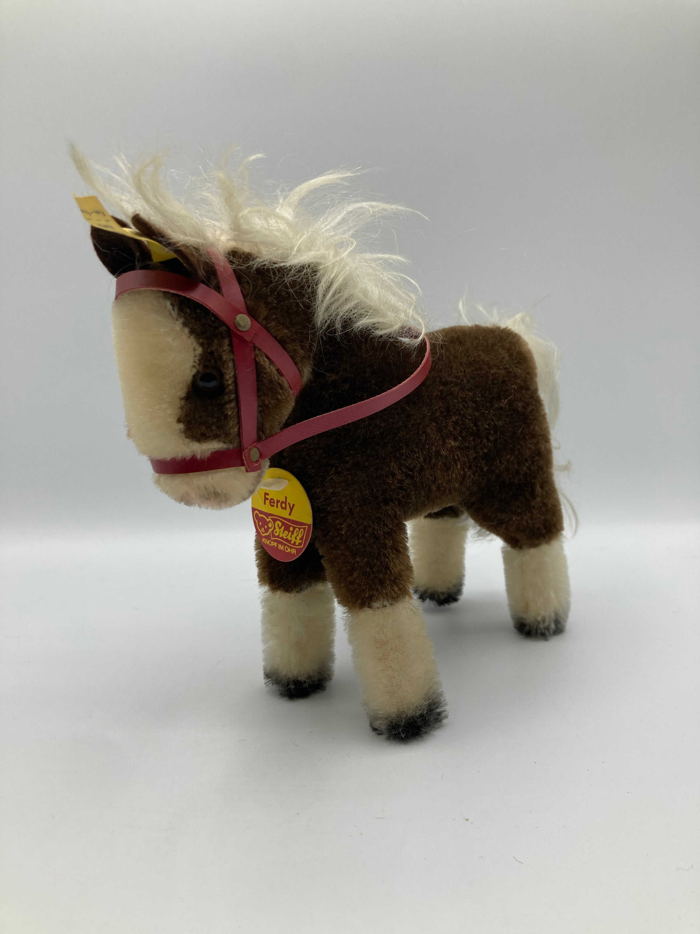 Steiff Smallest Mohair Ferdy Play Horse With All IDs | My Site