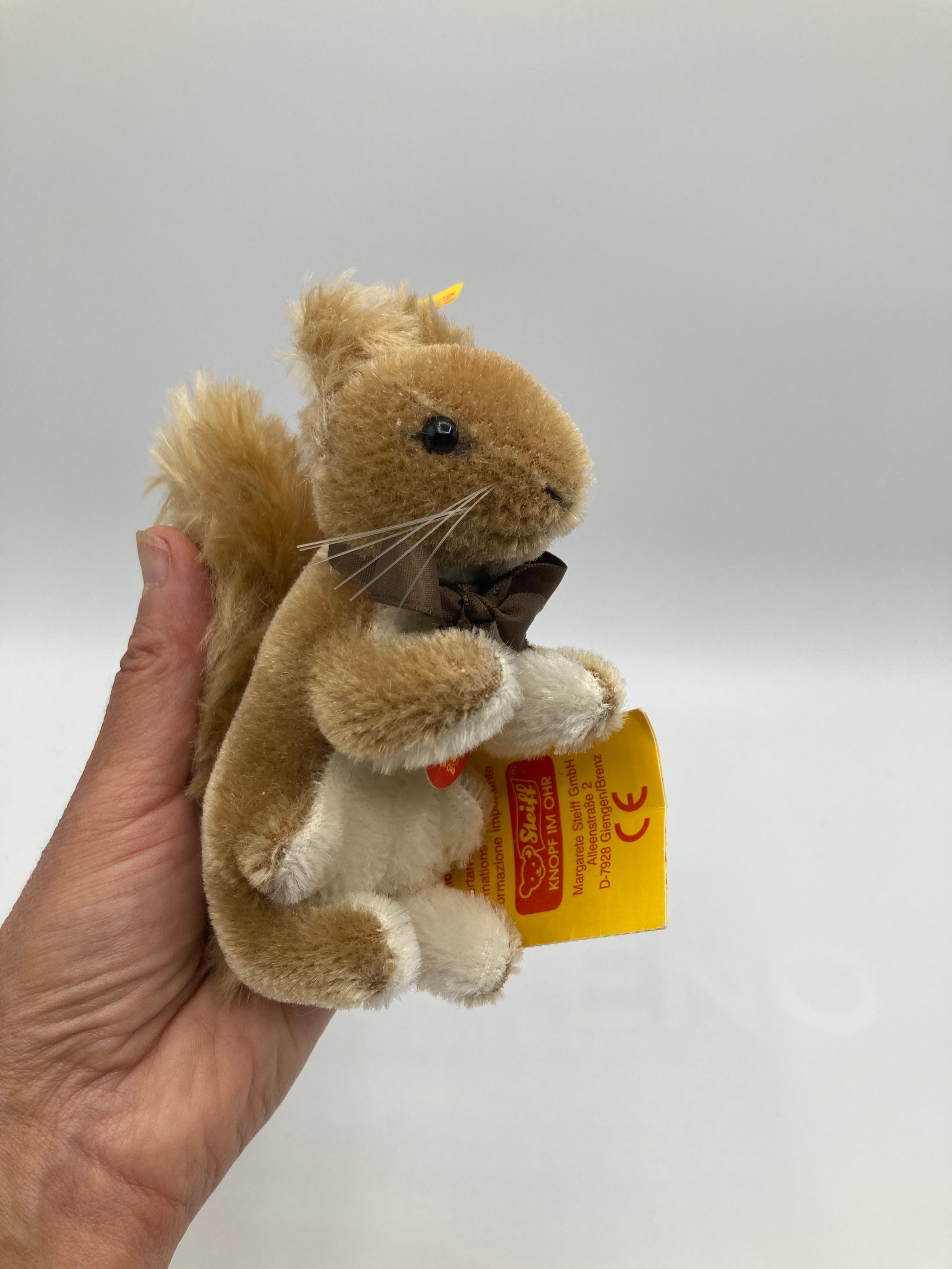 Steiff Mohair Possy Squirrel With All IDs | My Site