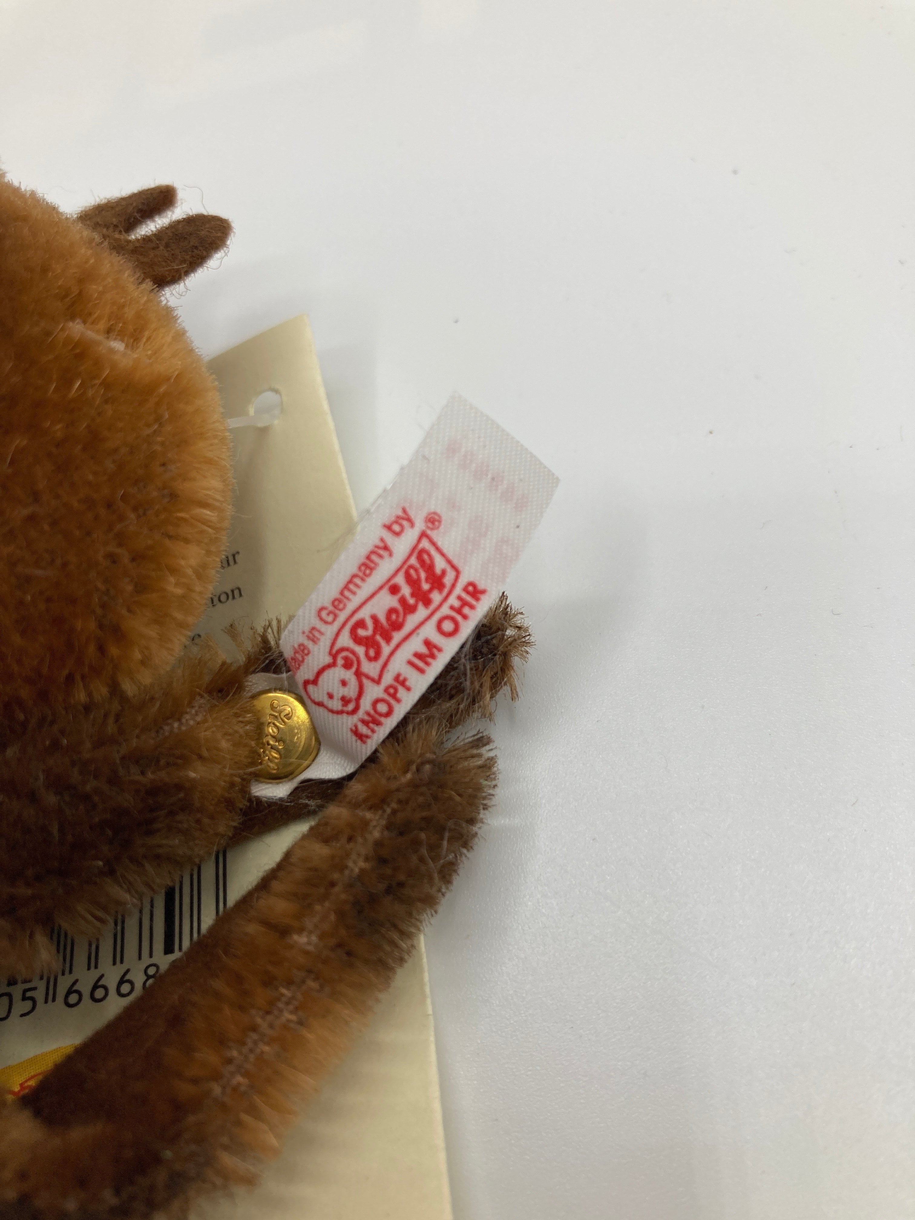 Vintage Steiff Small Spidy Spider With All IDS 2312,00 1960s