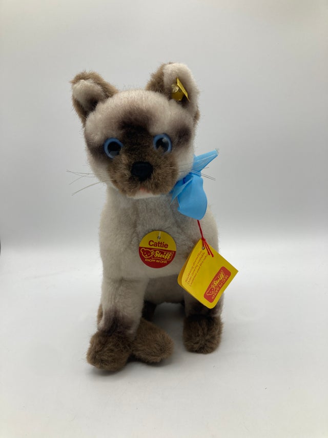 Steiff - シュタイフ★Young Kitty Gussy &amp; Cat Tabby ID完品 Steiff-Cat-Tabby-wit-ID-6-pic-