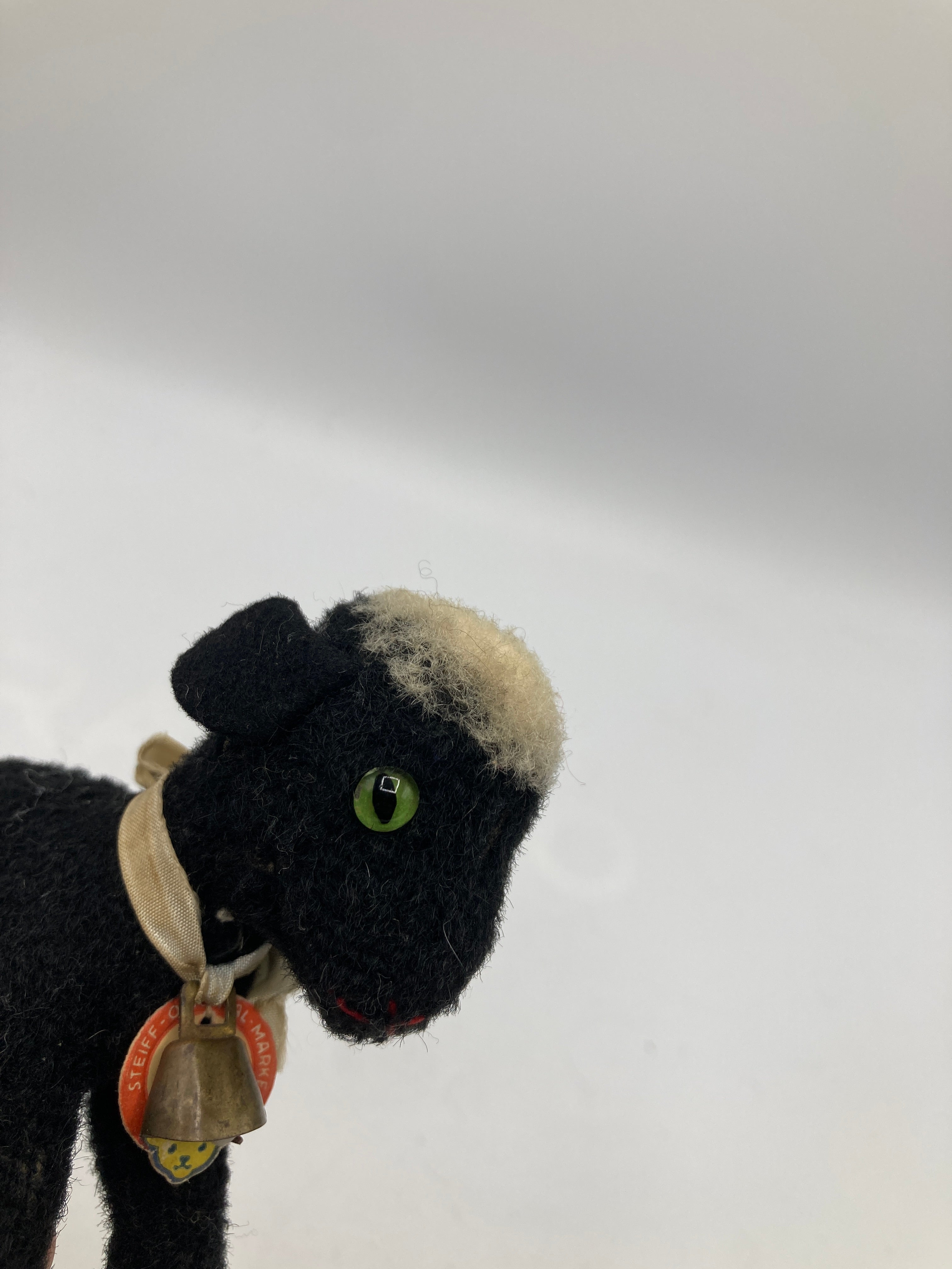 Steiff Smallest Sized Black Lamby Lamb With Green Eyes And ID | My