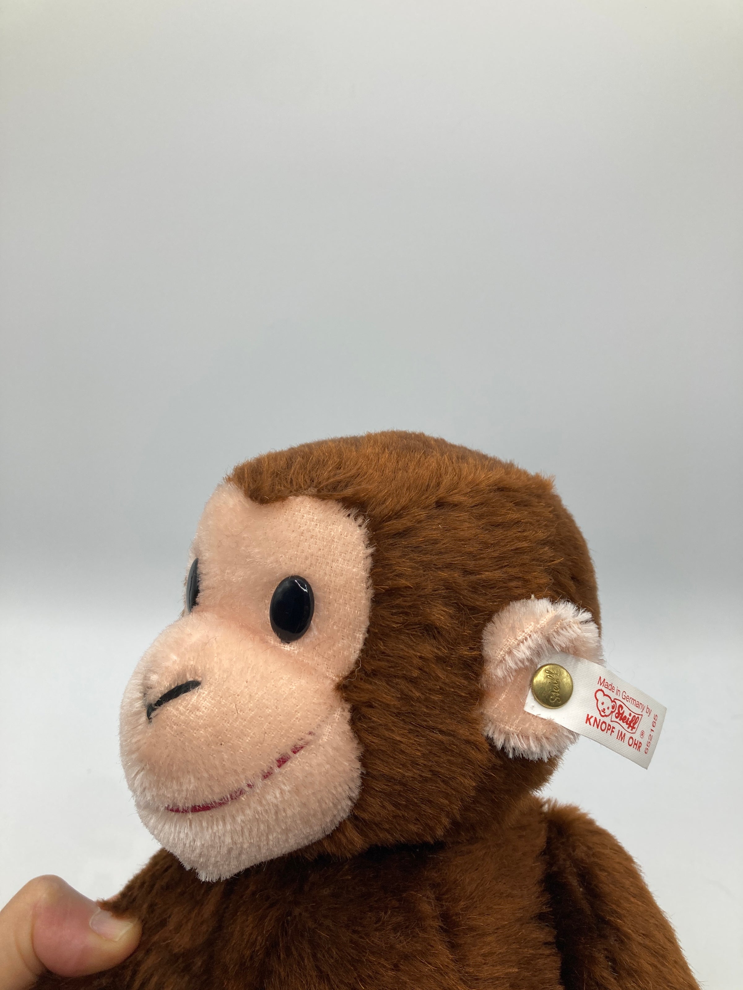 Steiff Mohair Curious George FAO Schwarz Exclusive With All IDs
