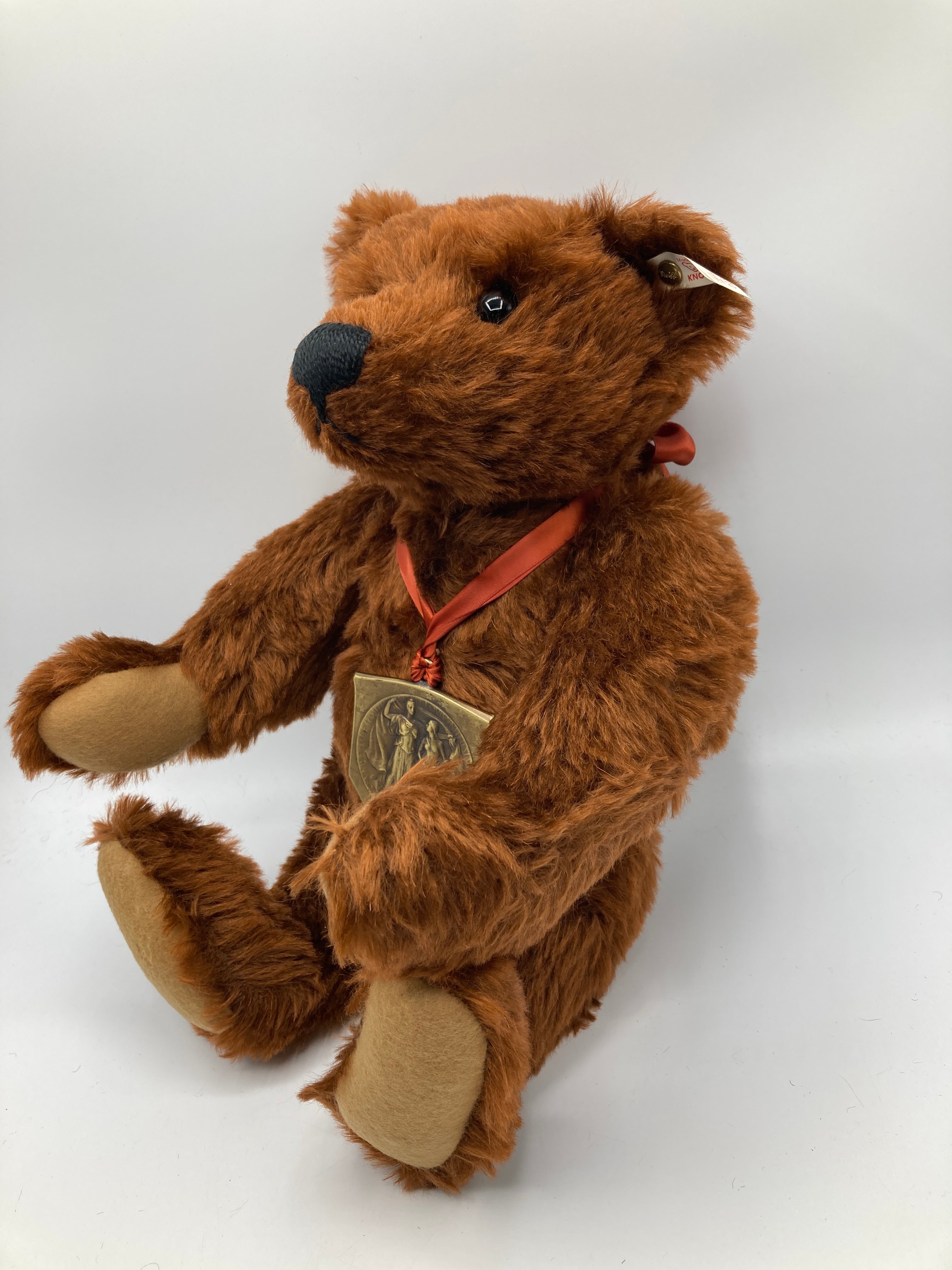 Steiff Dark Brown Limited Edition Louis Teddy Bear With All IDs