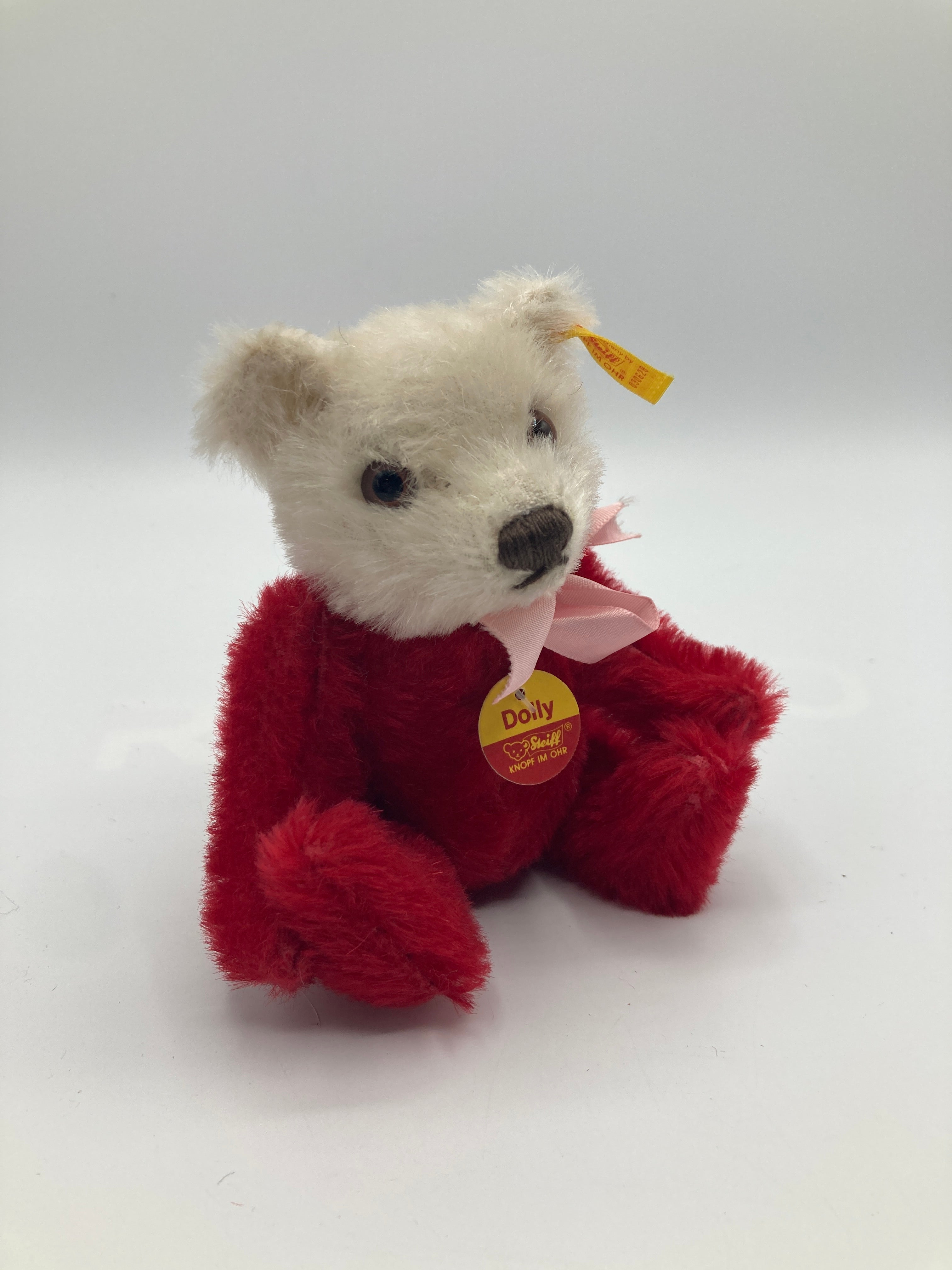 Steiff Teddybär im Stern 赤いフェルトの星入り未開封 Steiff Teddybär im Stern 赤いフェルトの星入り未開封 I Love You