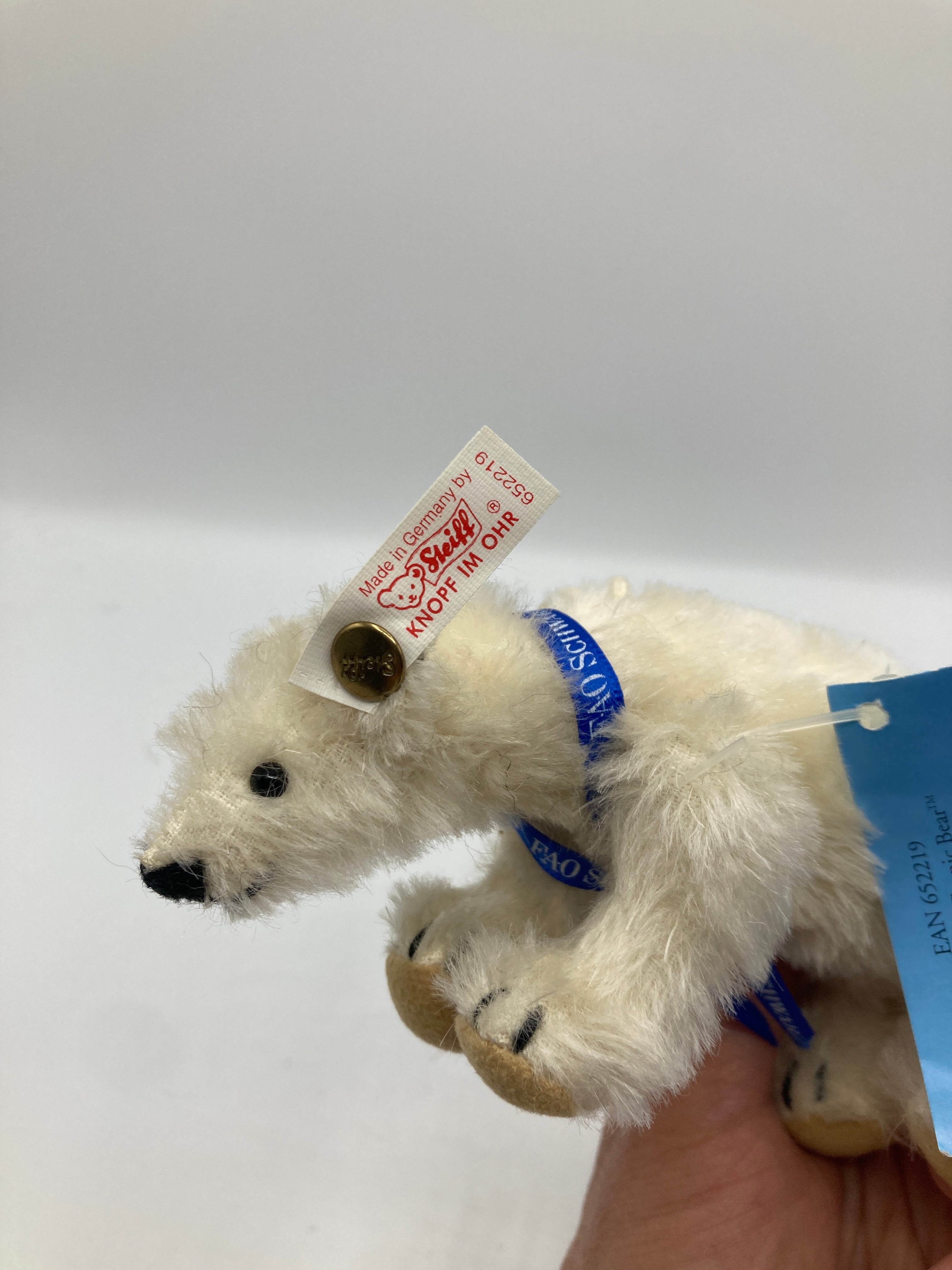 Steiff Polar The Titanic Bear Ornament For FAO Schwarz With All