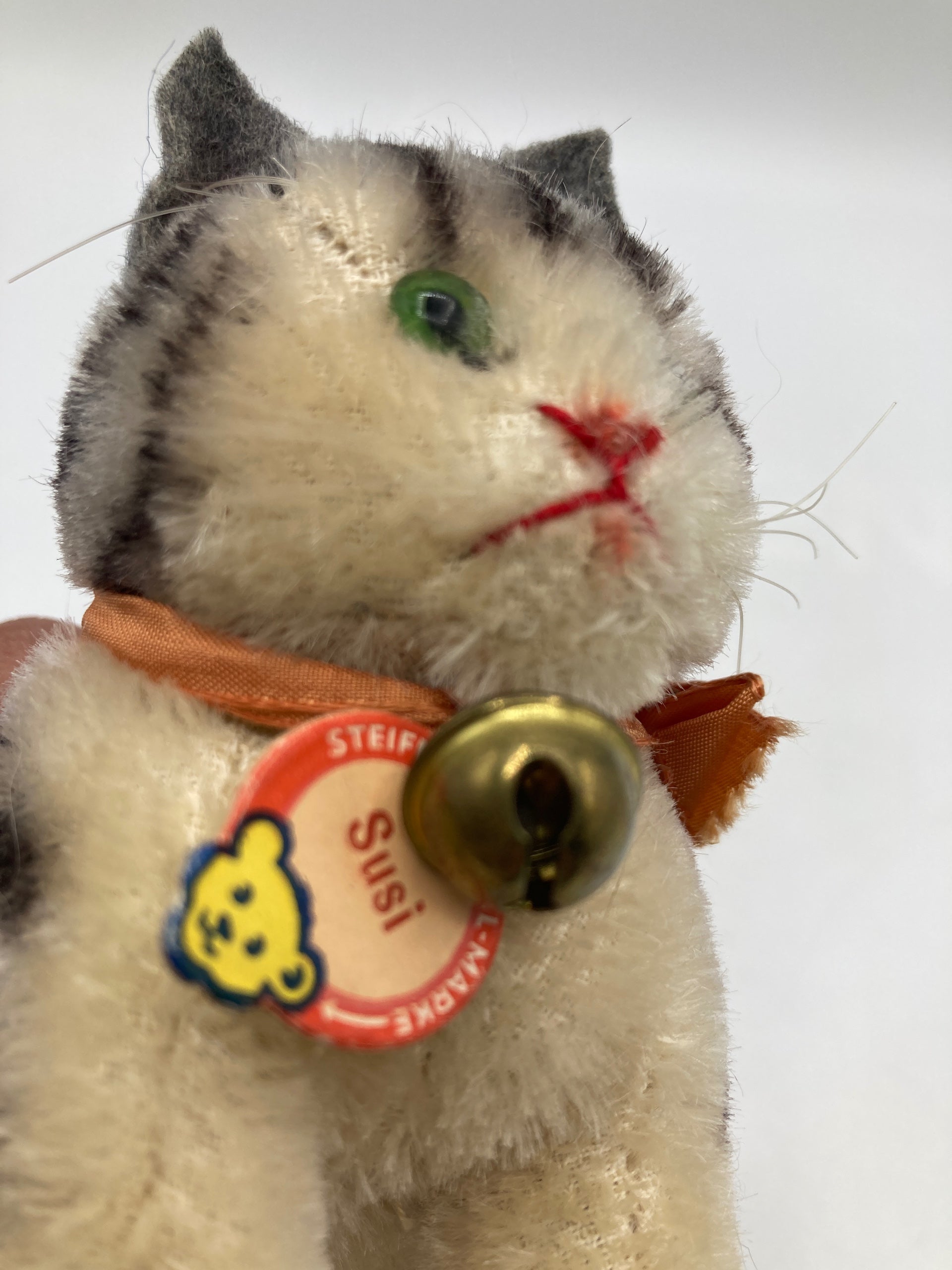 Steiff Early Postwar Medium Sitting Susi Cat With IDs | My Site