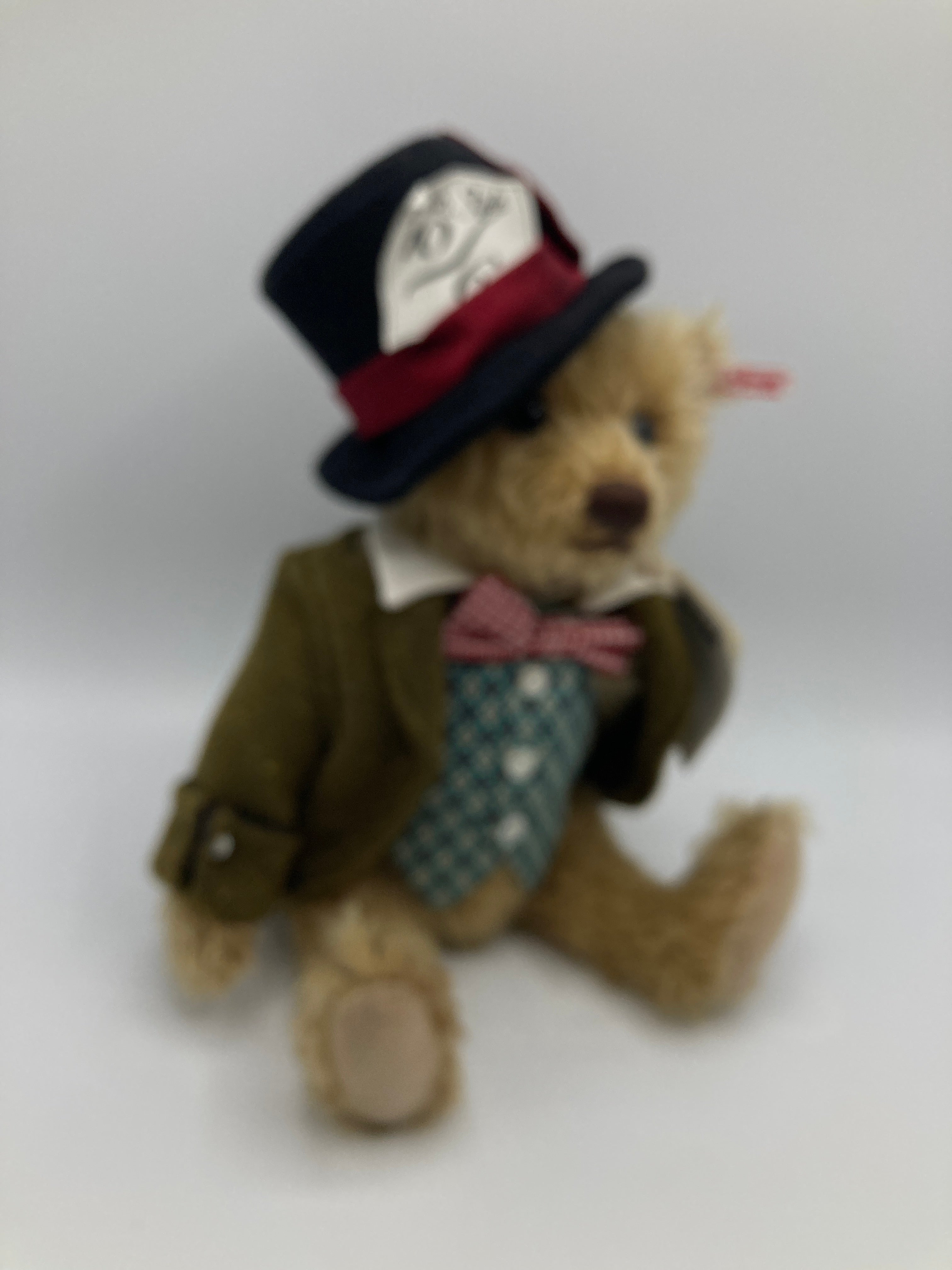 Steiff Dressed Mohair Mad Hatter Teddy Bear With All IDs | My Site