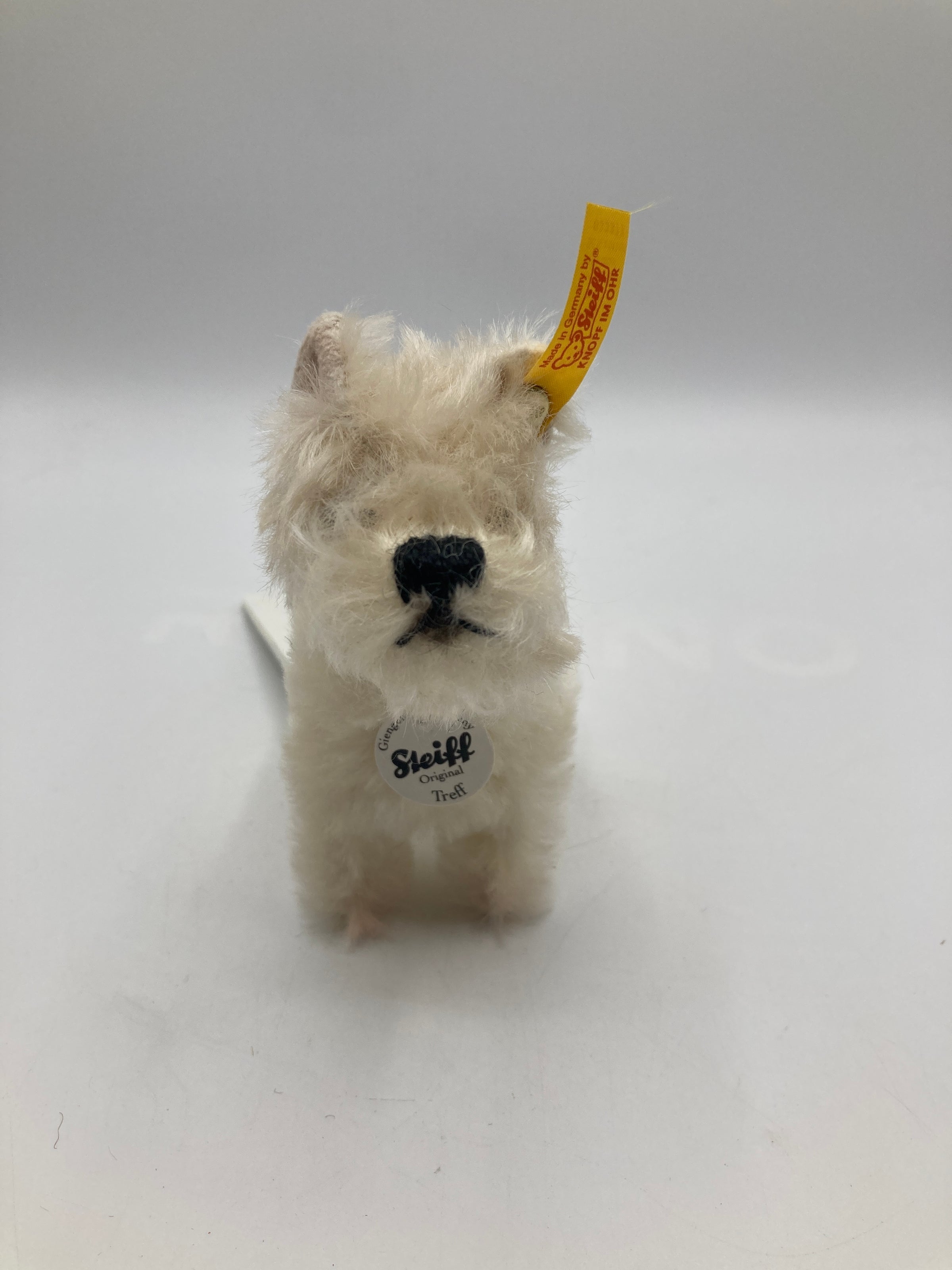 Steiff Mohair Treff West Highland Terrier Dog For Williams Sonoma