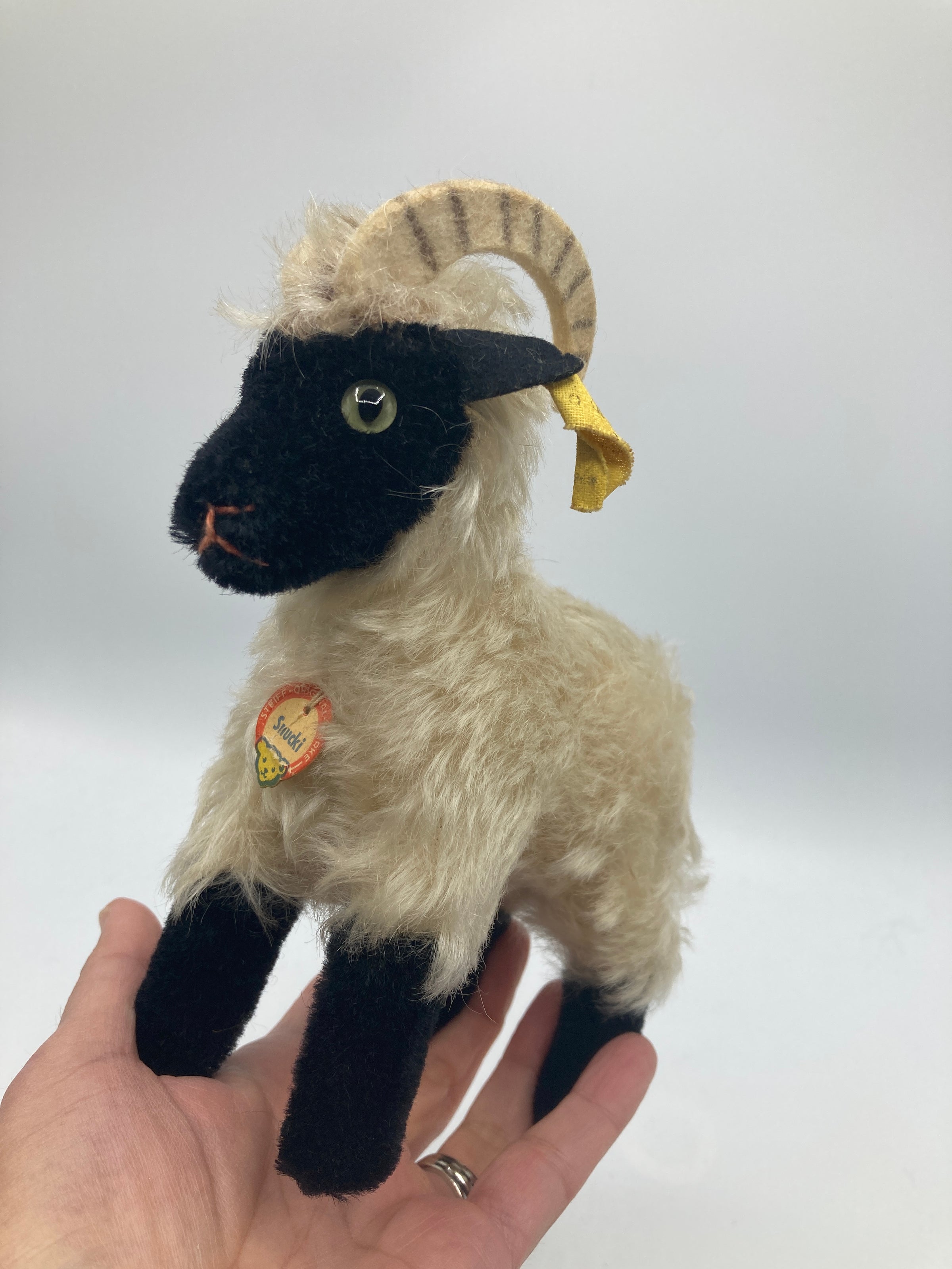 Steiff Medium Sized Snucki Mountain Sheep With All IDs | My Site