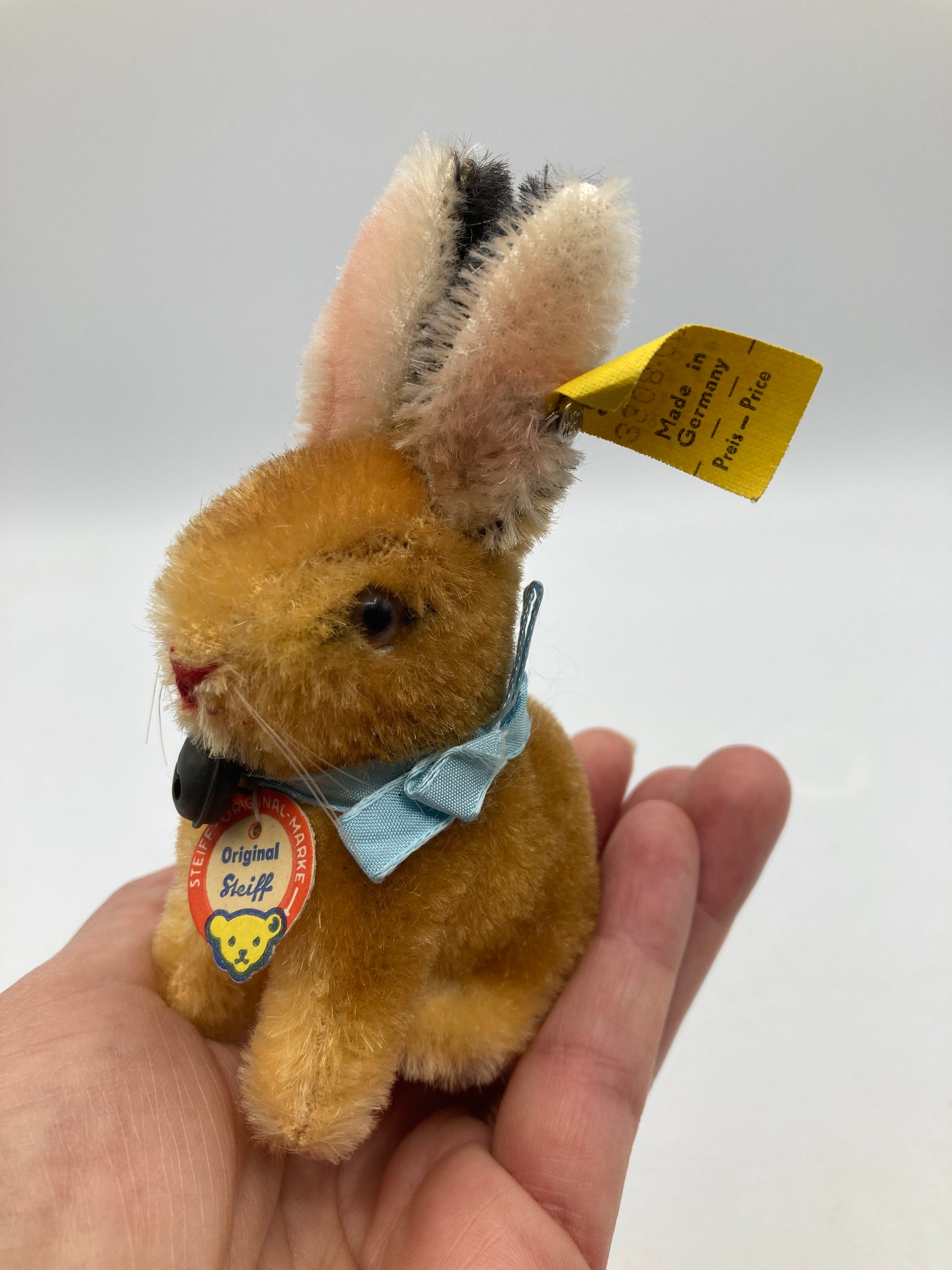 Steiff Smallest Mohair Sonny Bunny Rabbit With All IDs | My Site