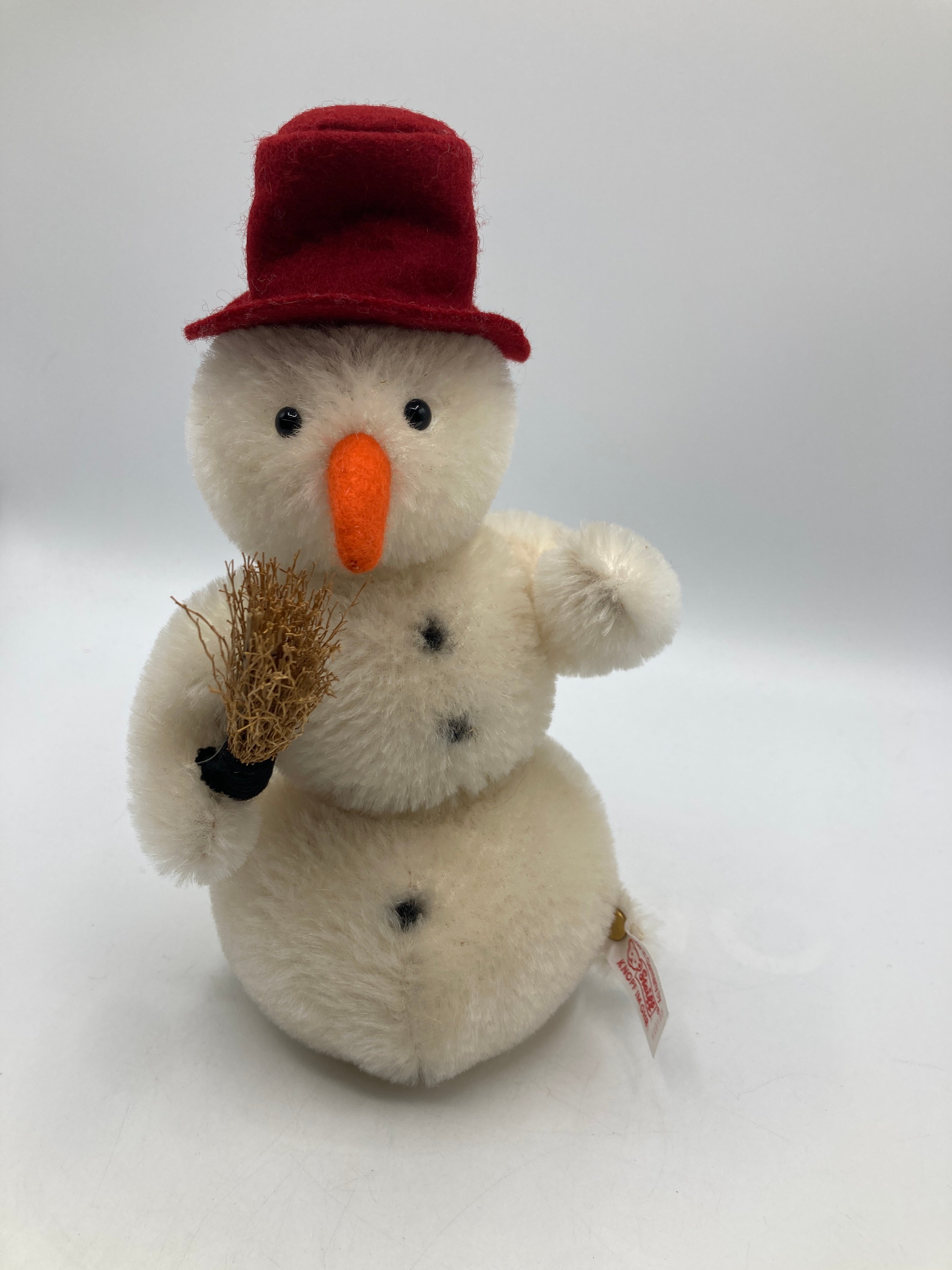 STEIFF MANオーナメント12cm USA限定品EAN665592 STEIFF SNOWMANオーナメント12cm USA限定品EAN665592