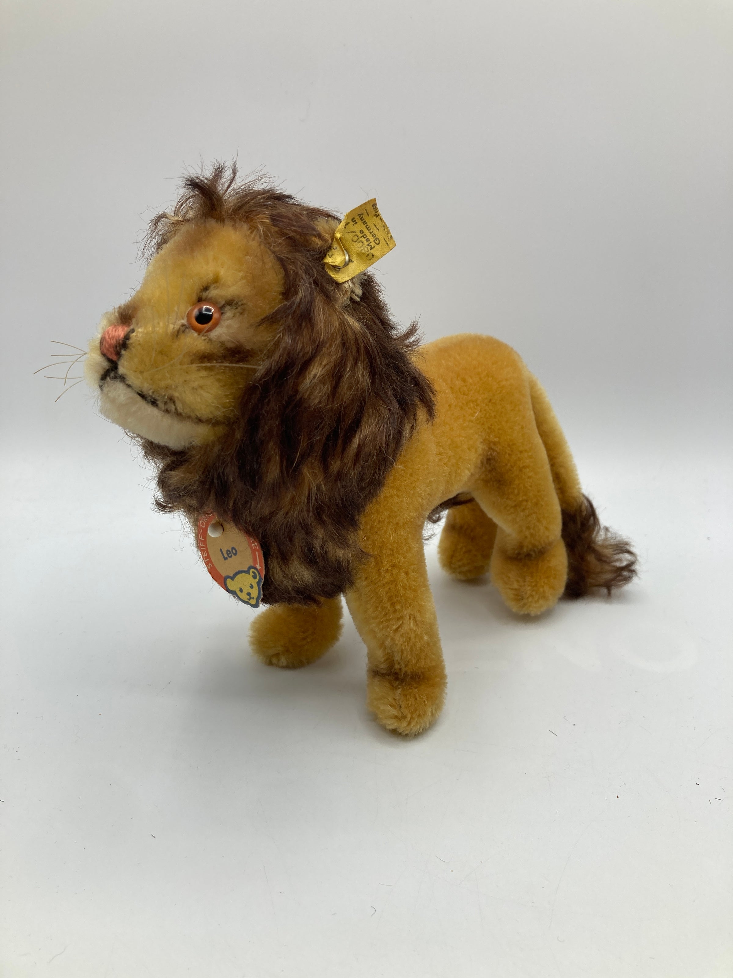 Steiff Medium Sized Standing Leo Lion With All IDs | My Site