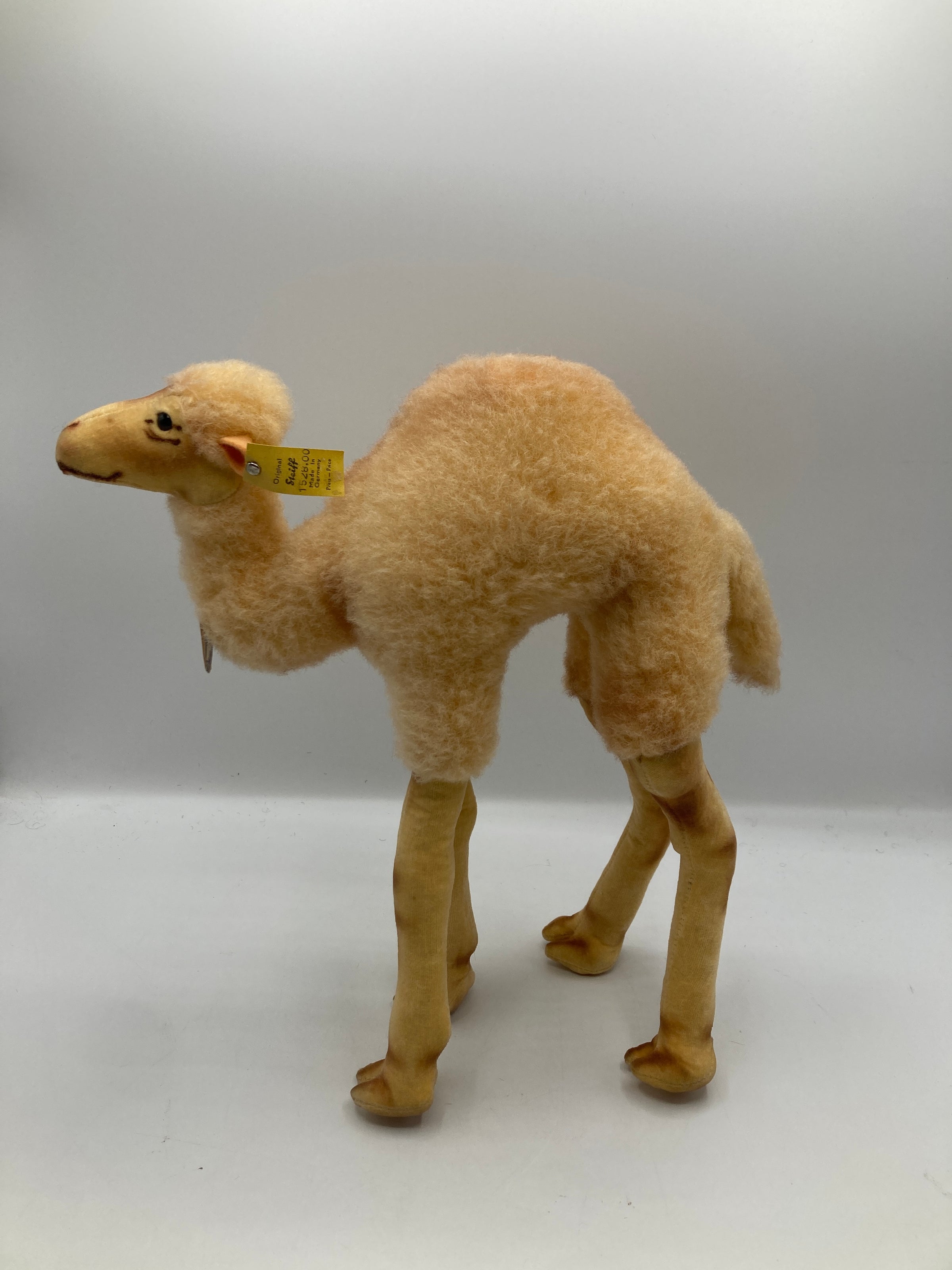Steiff Almost Largest Wool Plush and Velvet Camel With All IDs