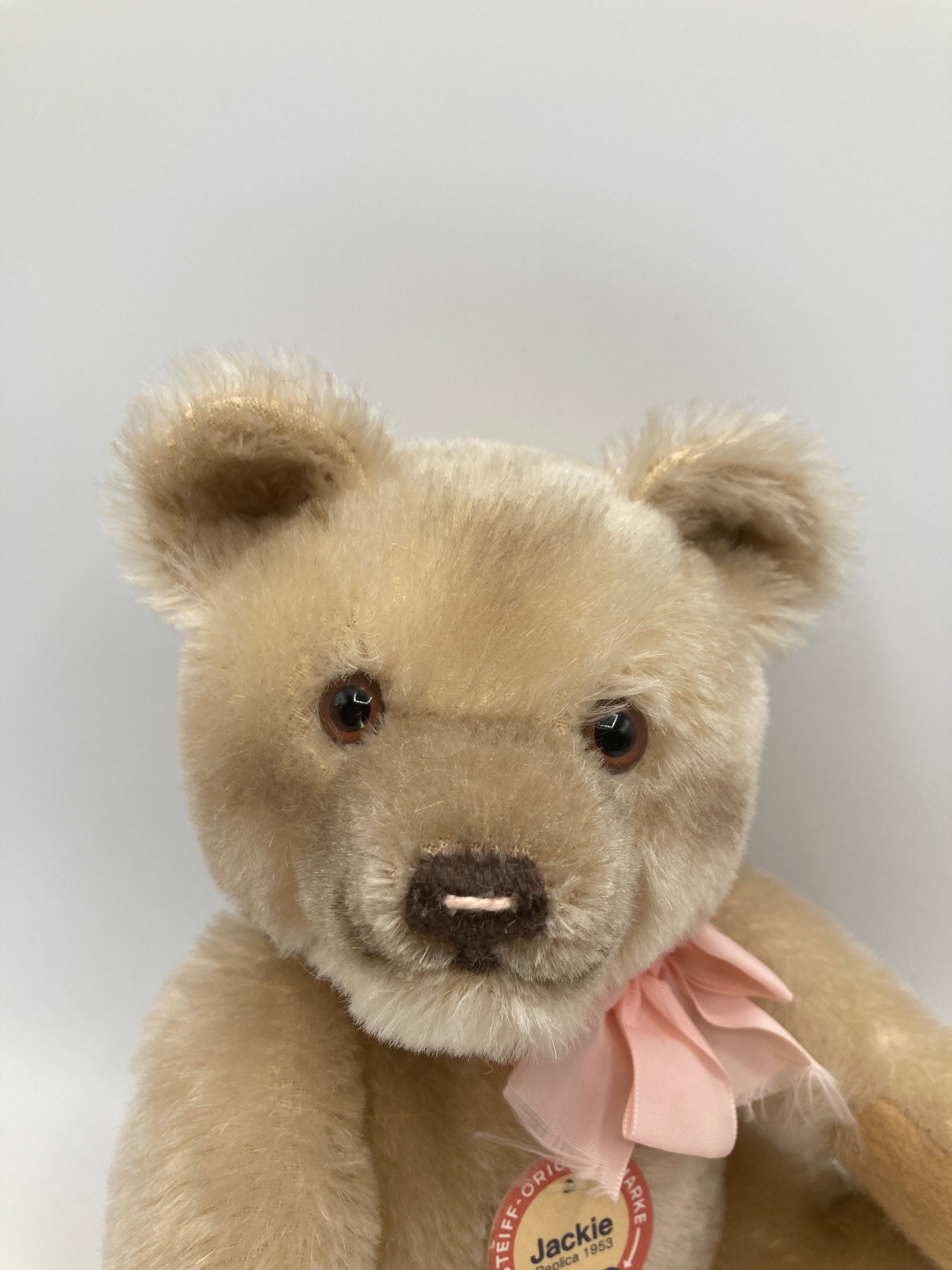 Steiff Mohair Medium Sized Jackie Teddy Bear Replica With IDs | My
