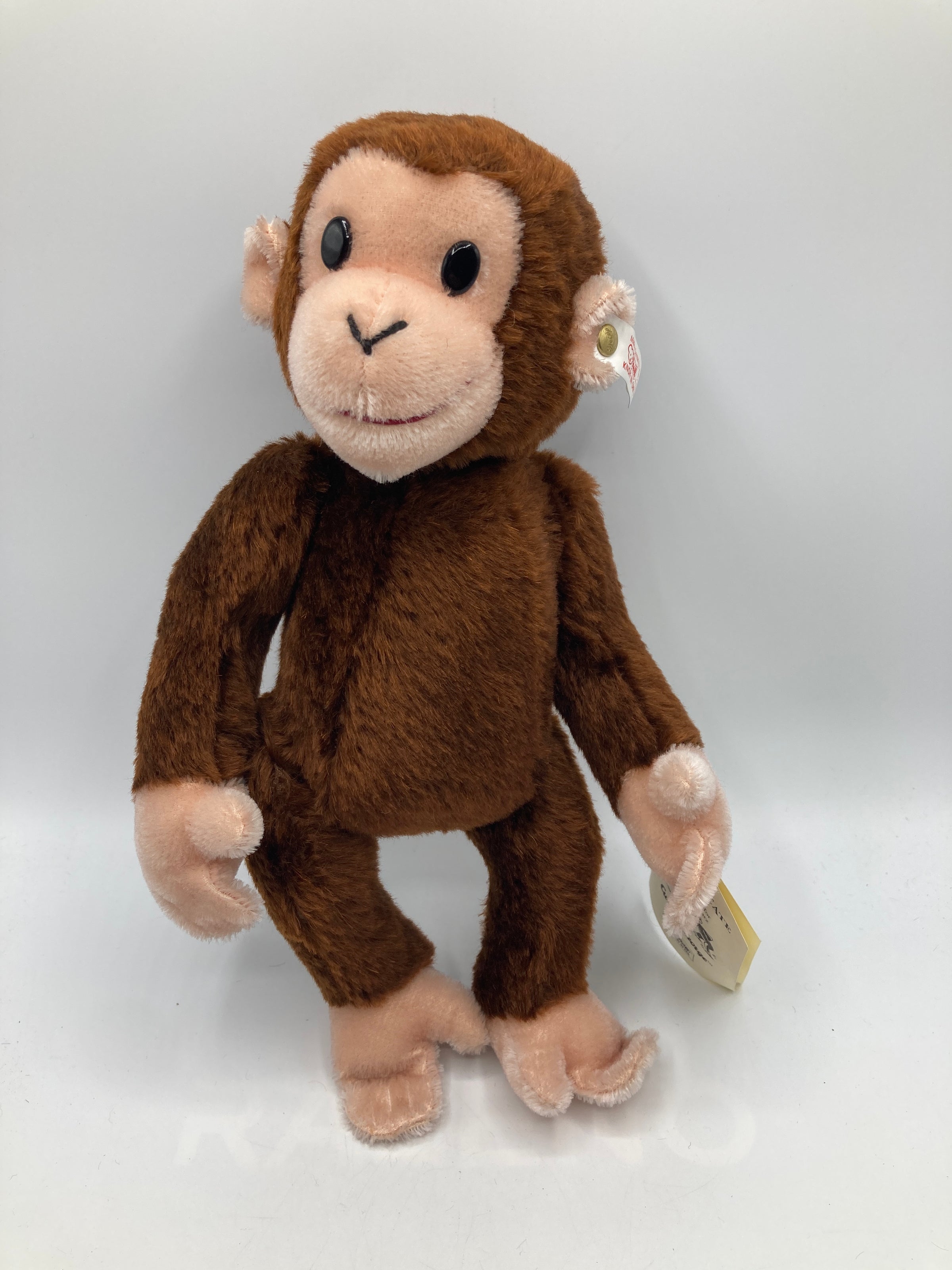 Steiff Mohair Curious George FAO Schwarz Exclusive With All IDs
