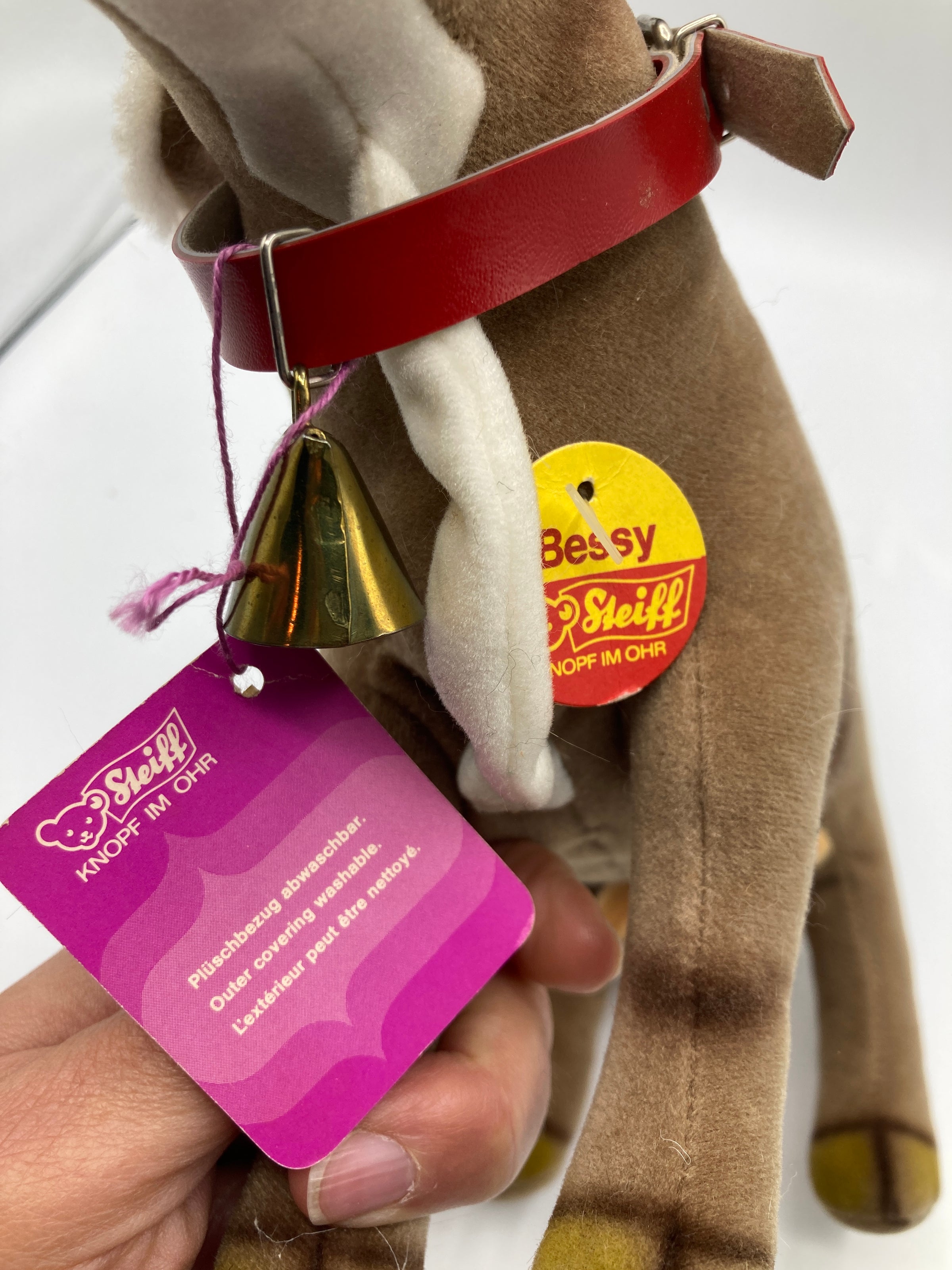 Steiff Bessy Cow With All IDs | My Site