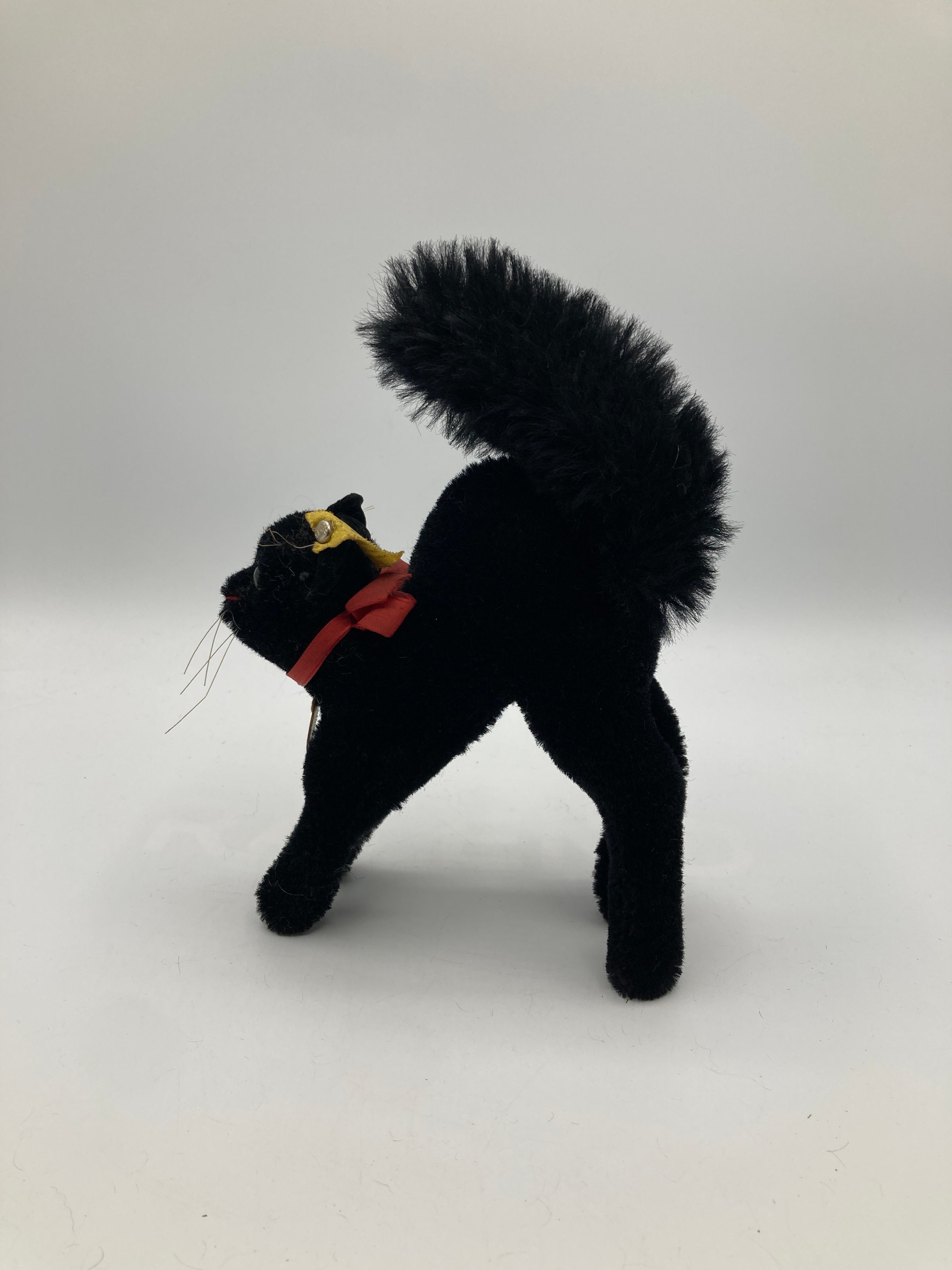 アンティーク　シュタイフ社 Black Tom Cat All IDs Steiff Medium Black Tom Cat With All IDs | My Site