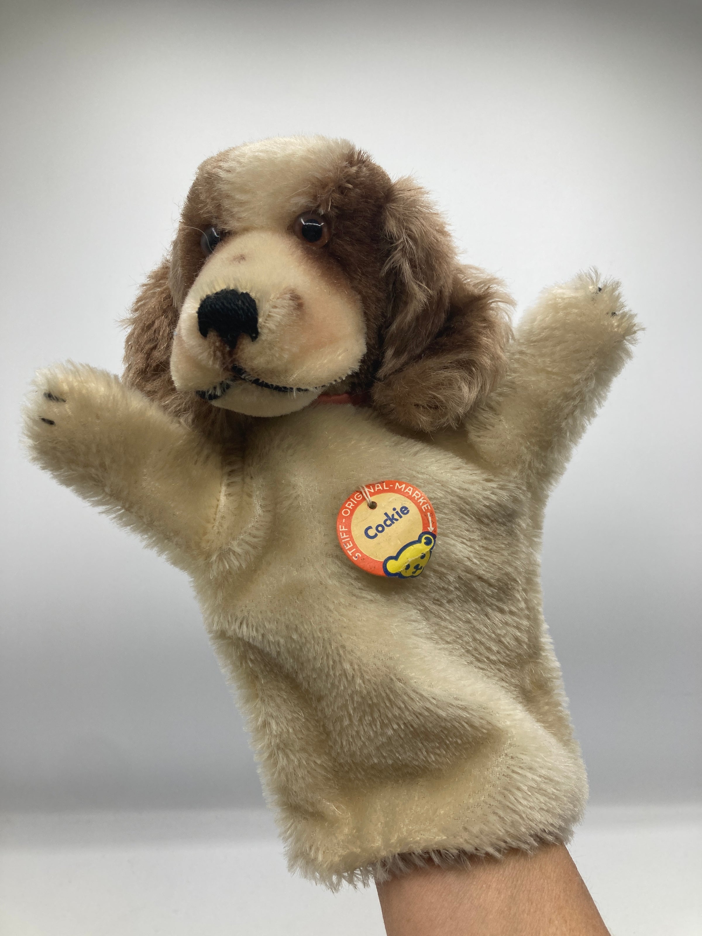 Steiff Mohair Cocker Spaniel Cockie Puppet With All IDs | My Site