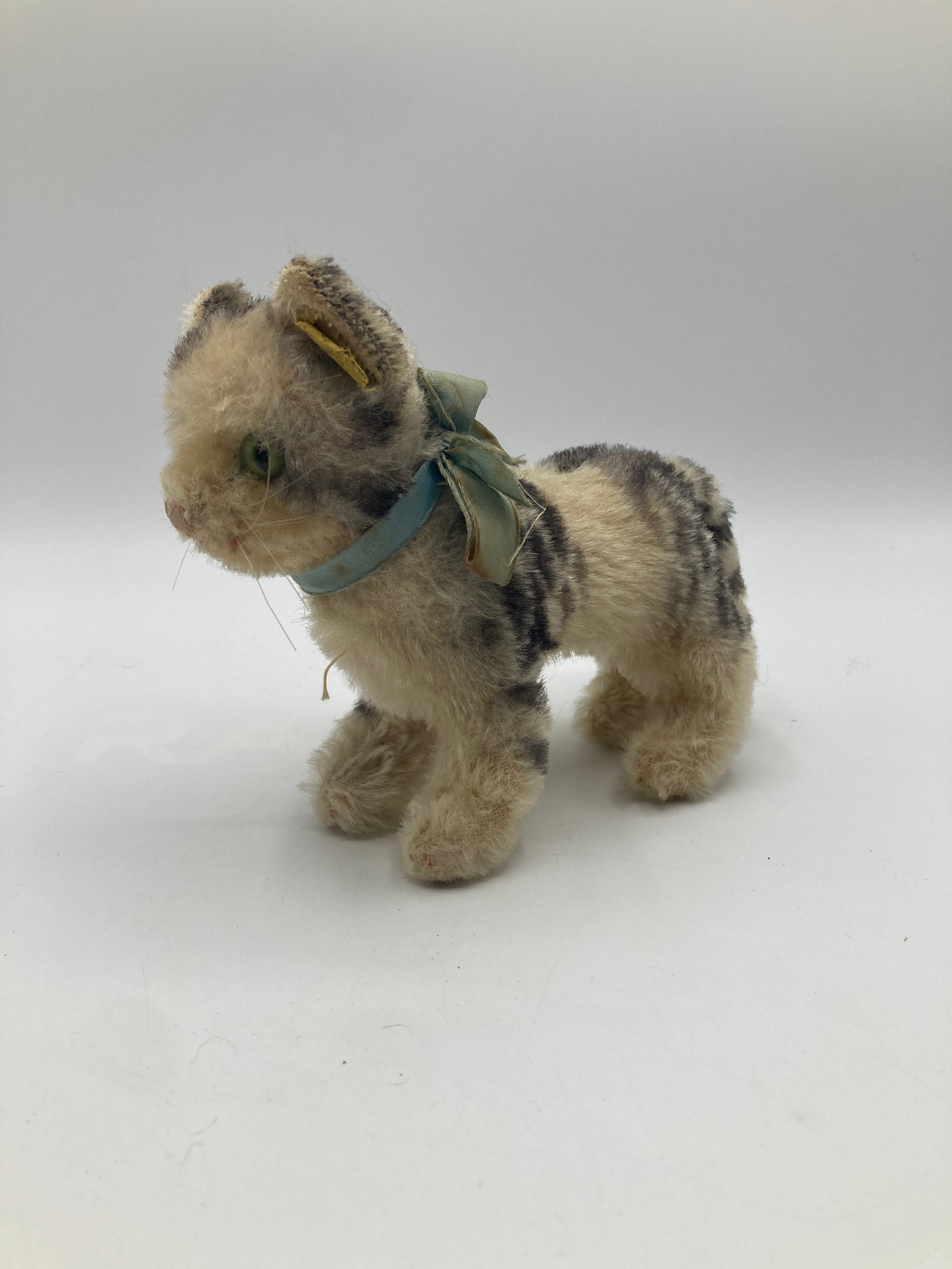 Steiff Medium Mohair Tabby Cat With IDs | My Site