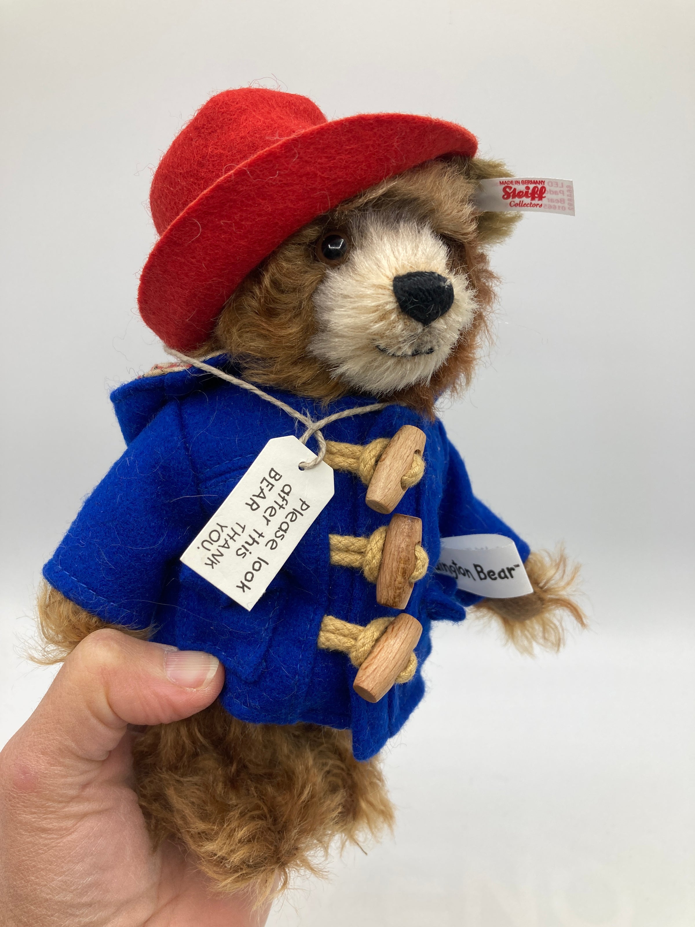 Steiff Mohair Paddington Bear With All IDs | My Site
