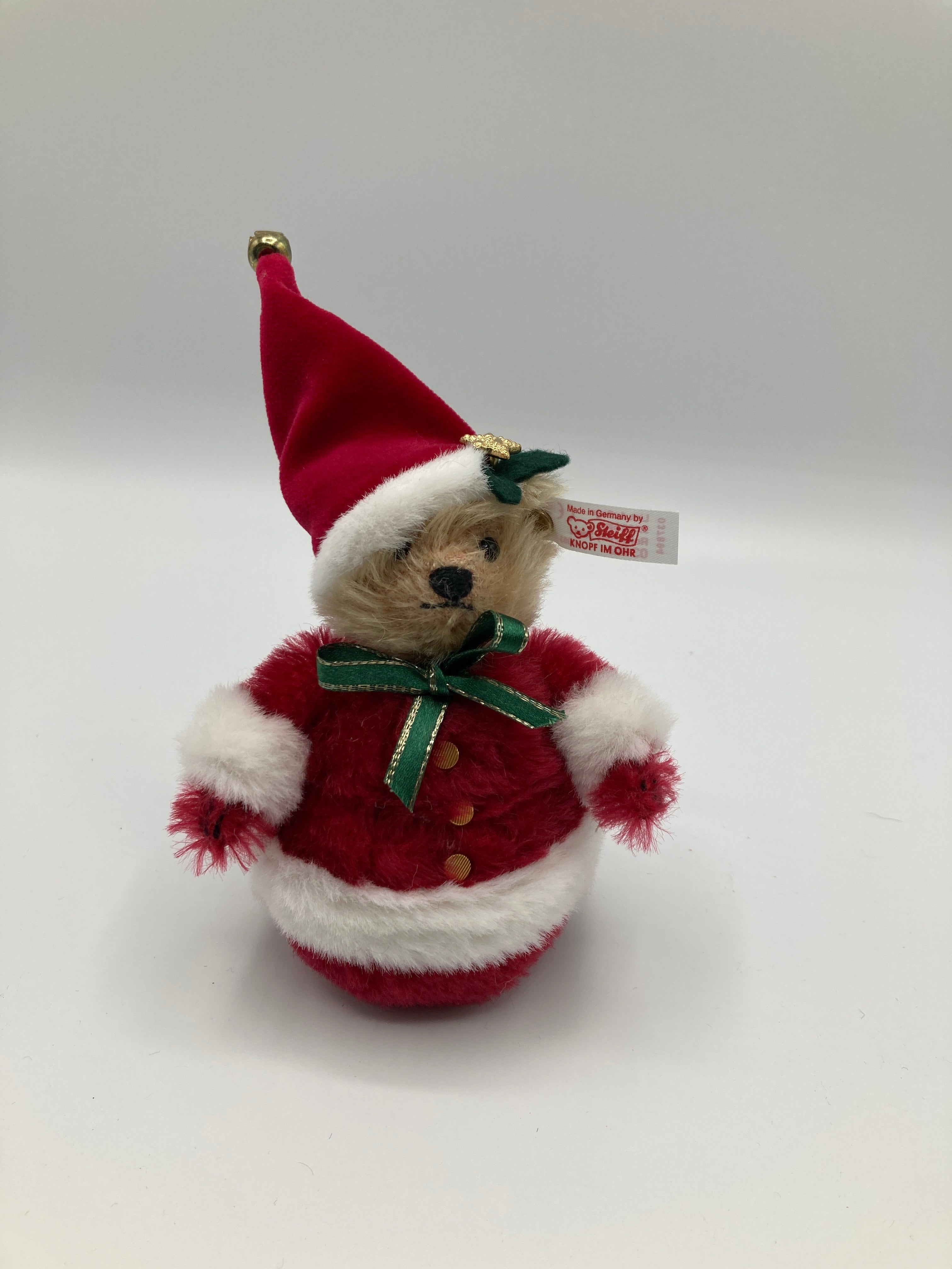 Steiff Limited Edition Roly Poly Santa Claus Bear With All IDs