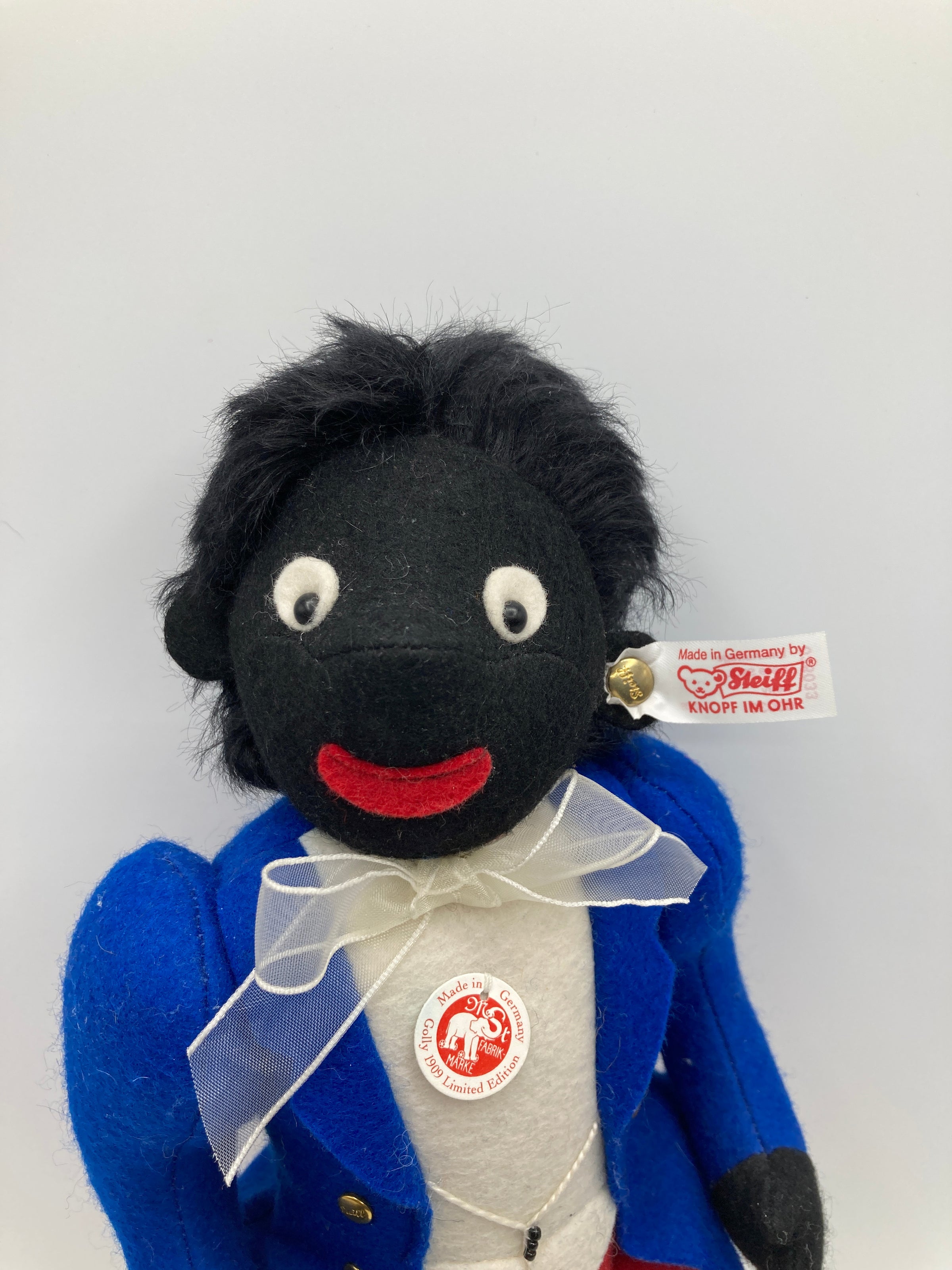 Steiff Golly 1909 Limited Edition Felt Doll With All IDs | My Site