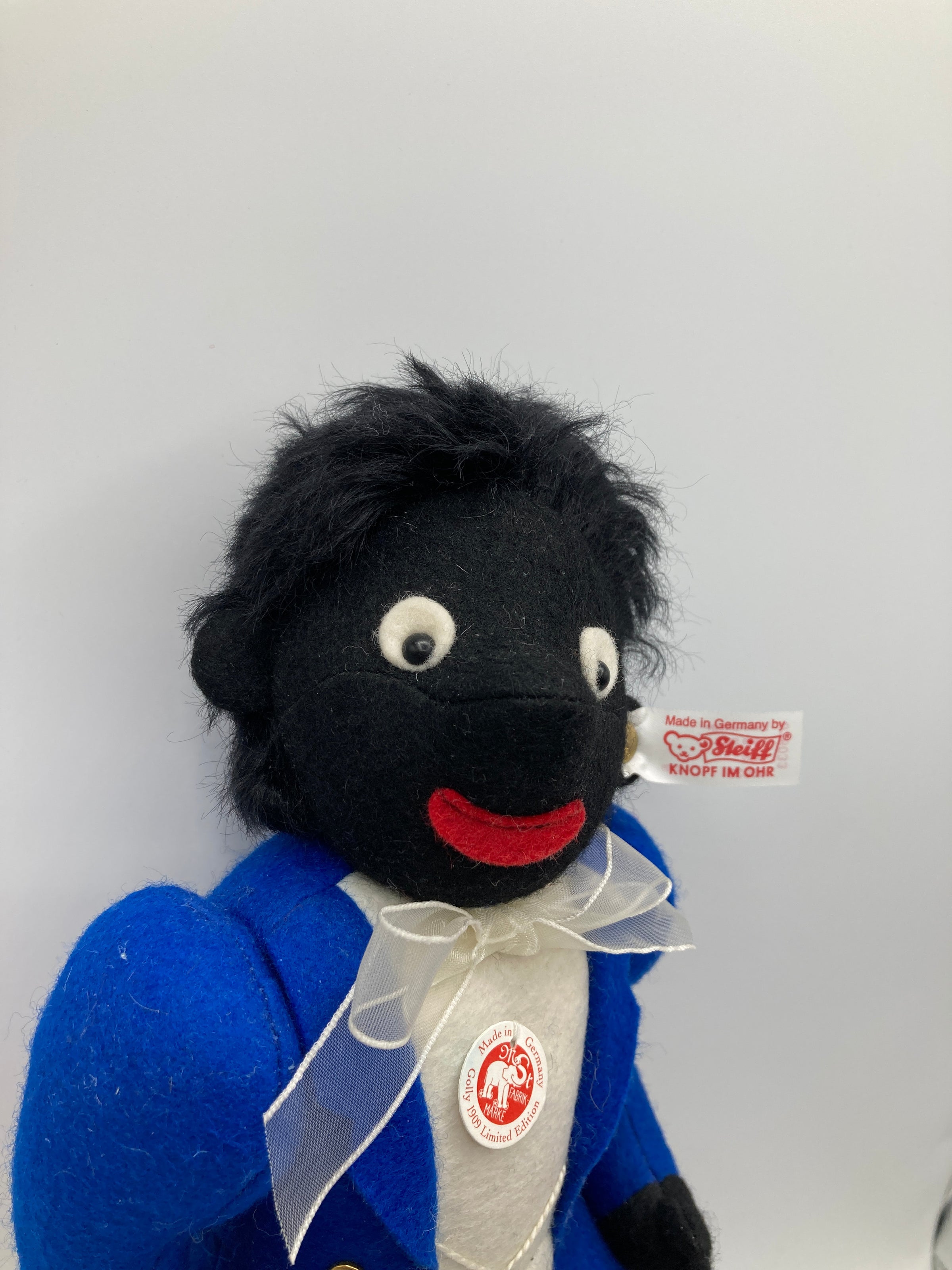 Steiff Golly 1909 Limited Edition Felt Doll With All IDs | My Site