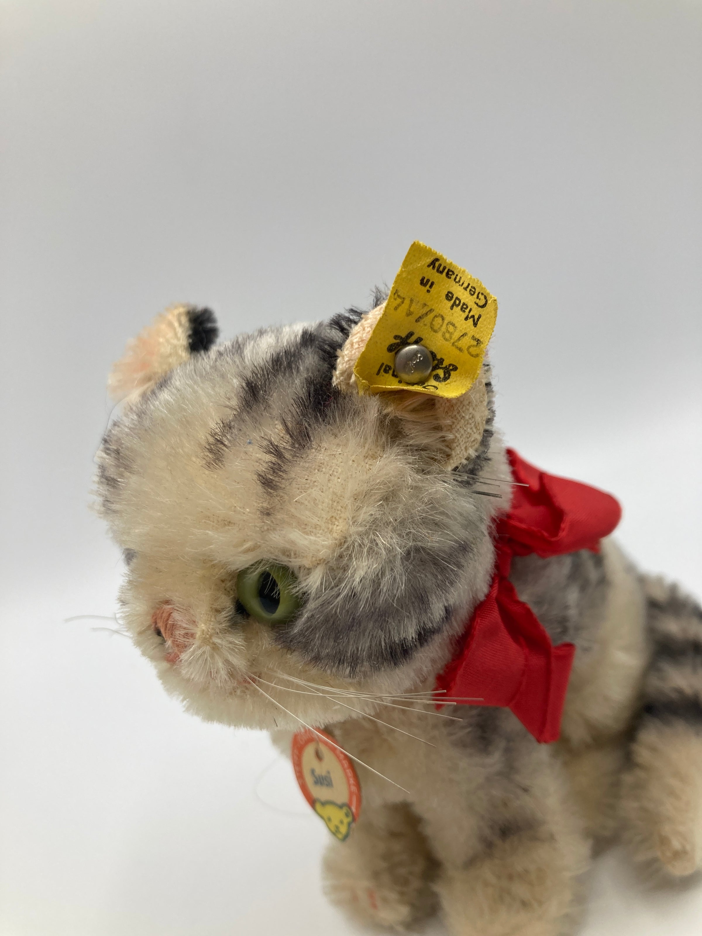 Steiff Medium Sitting Susi Cat With All IDs | My Site