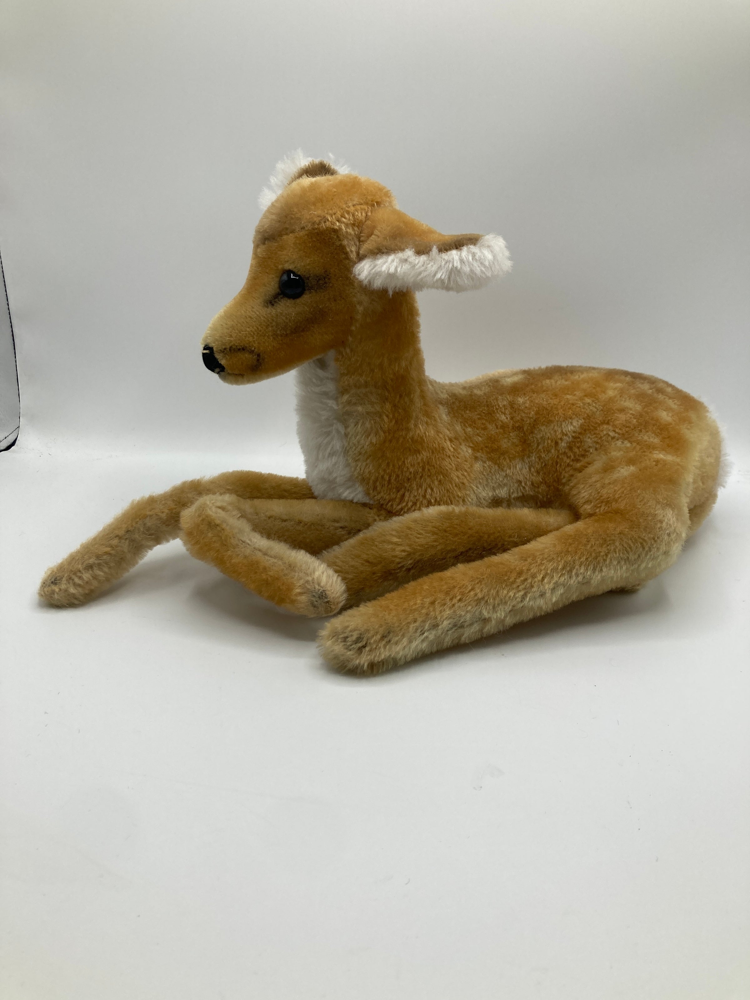 Steiff's Large Mohair Lying Fawn With ID | My Site