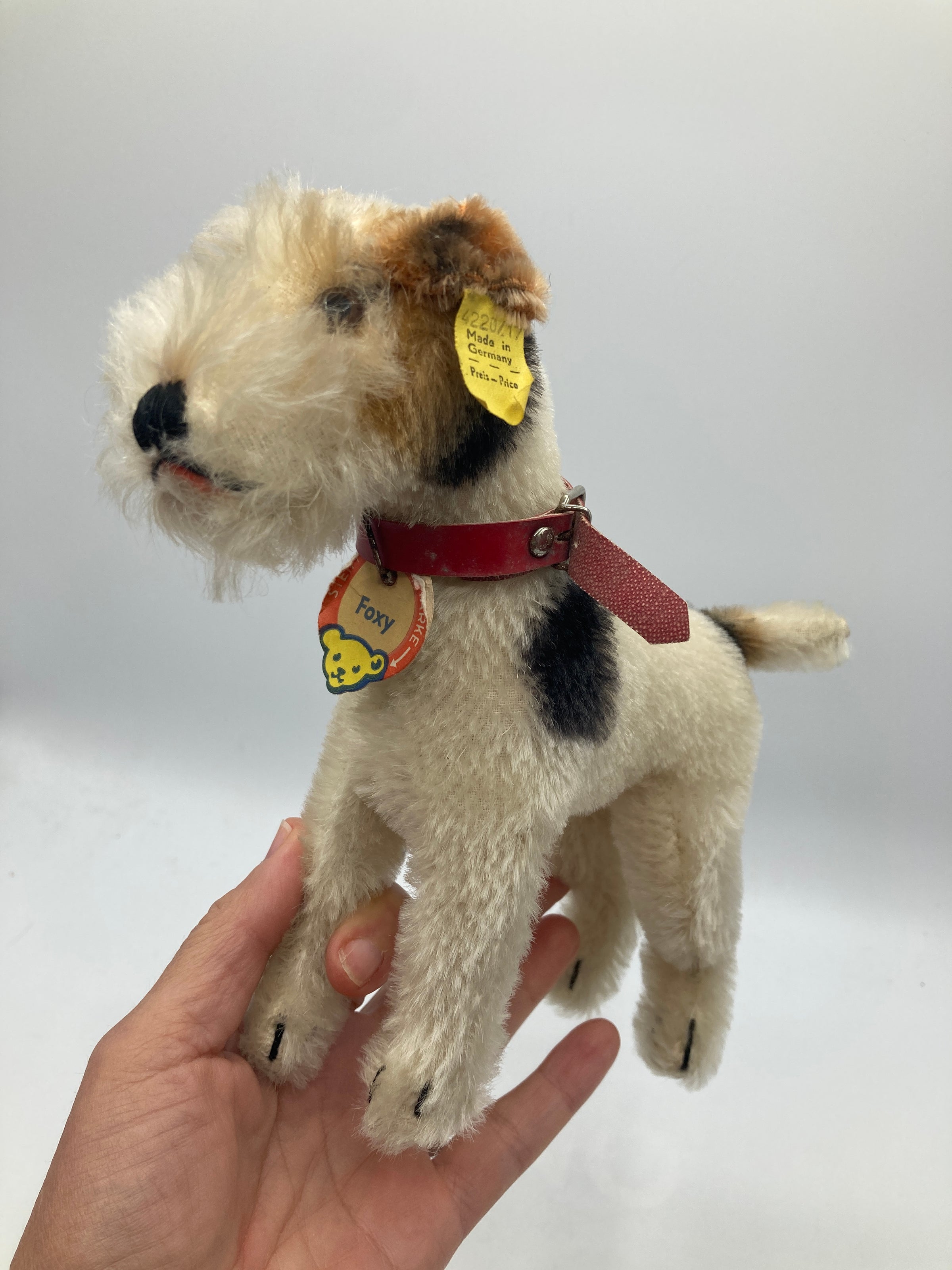 Steiff Medium Sized Foxy Fox Terrier Dog With All IDs | My Site