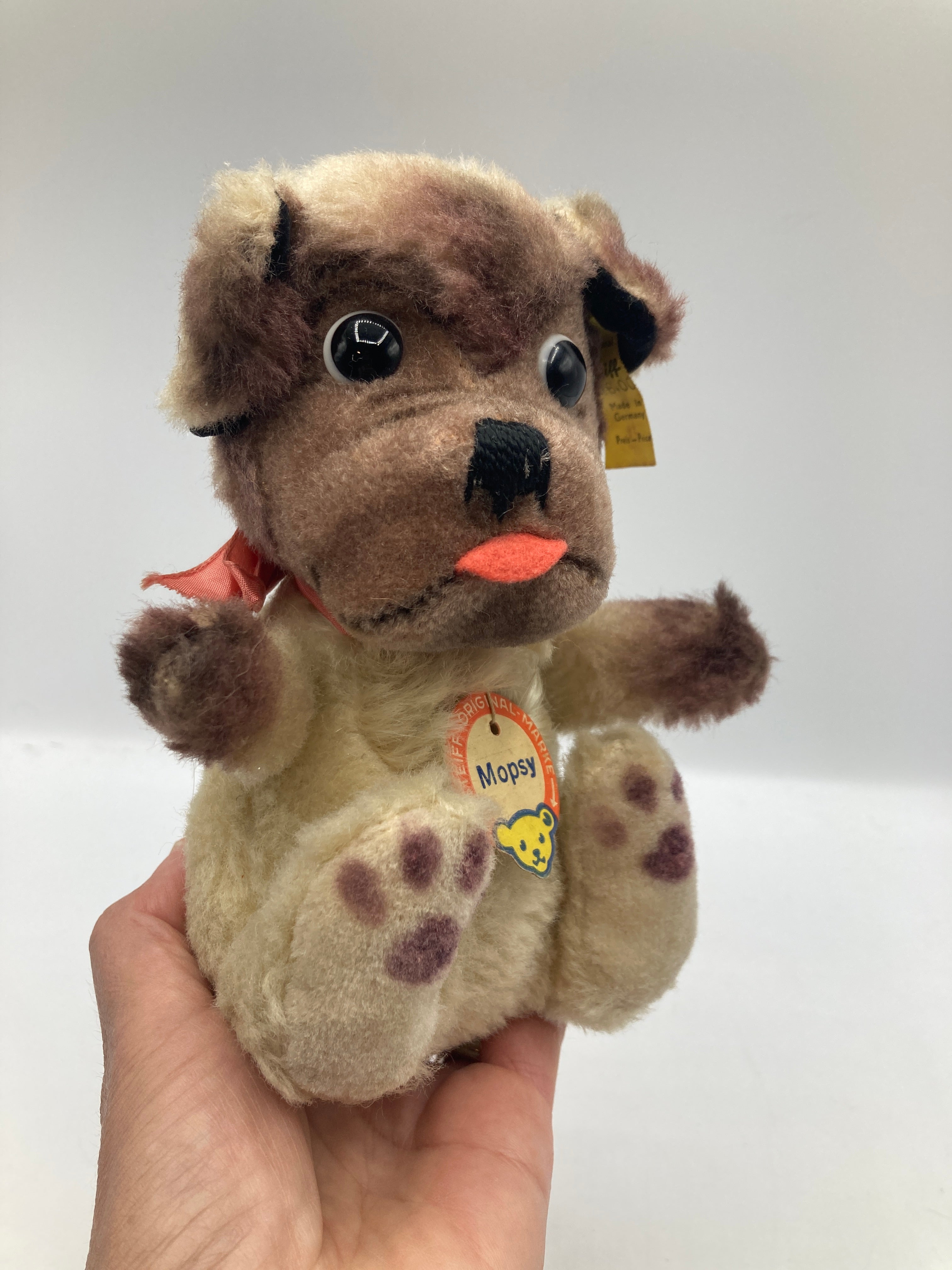 Steiff Ball Mopsy Pug Dog With All IDs | My Site
