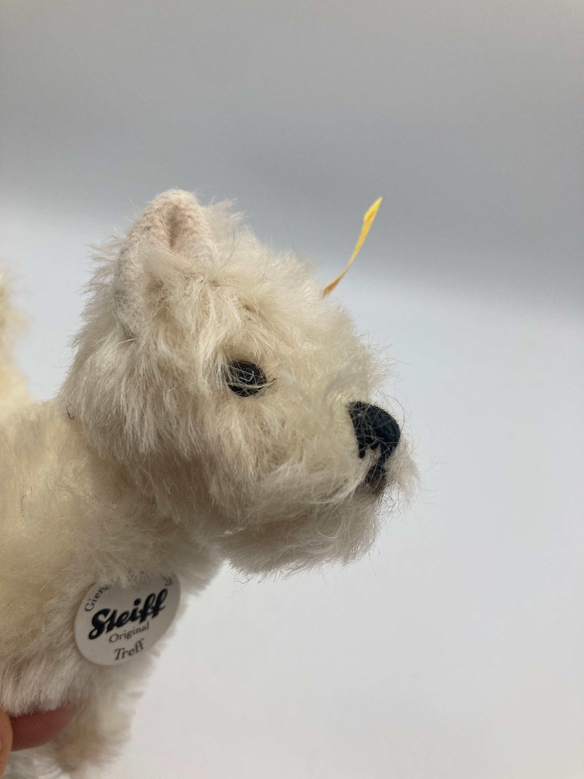 Steiff Mohair Treff West Highland Terrier Dog For Williams Sonoma