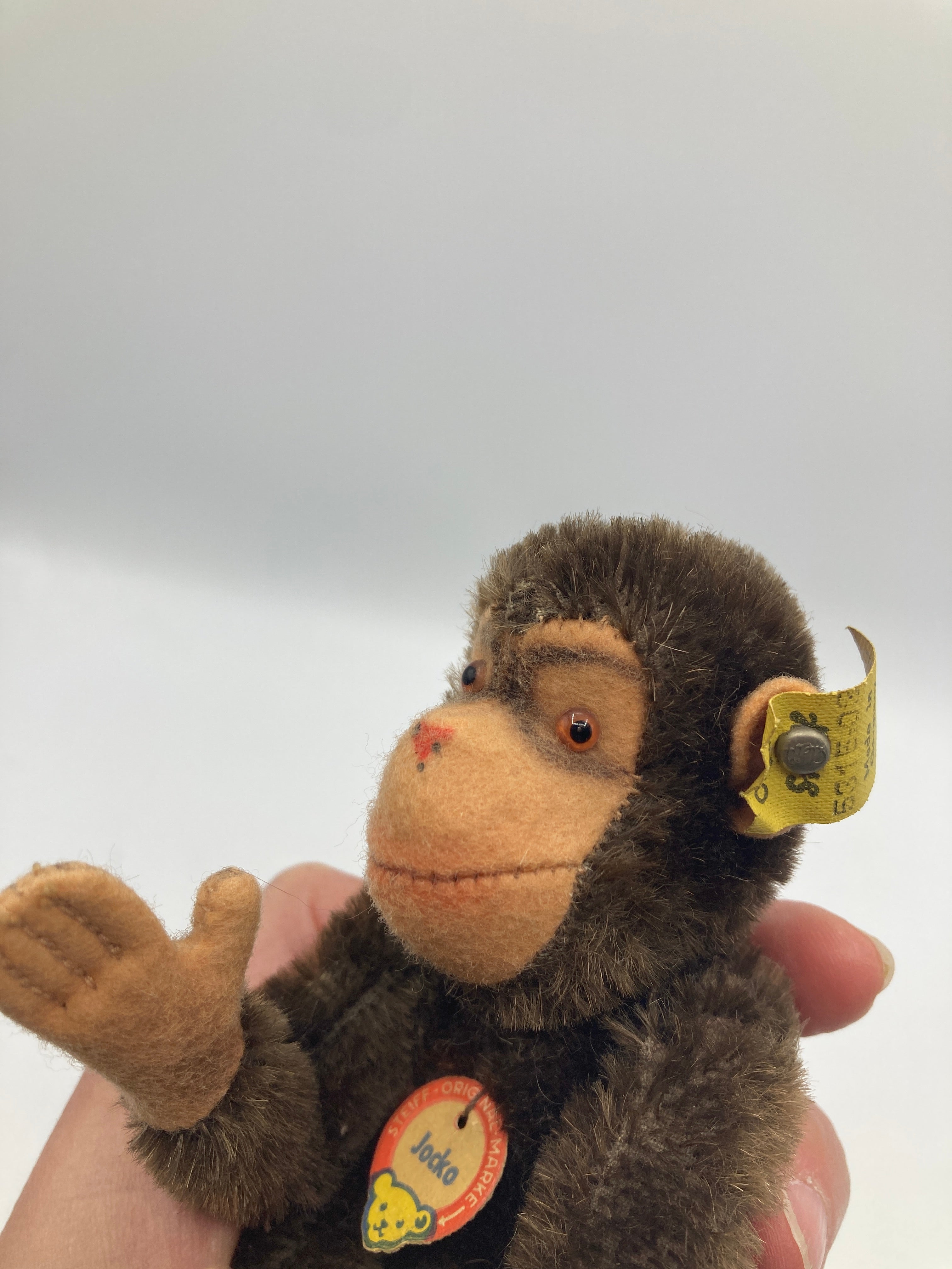 Steiff Almost Smallest Fully Jointed Jocko Monkey Chimp With All