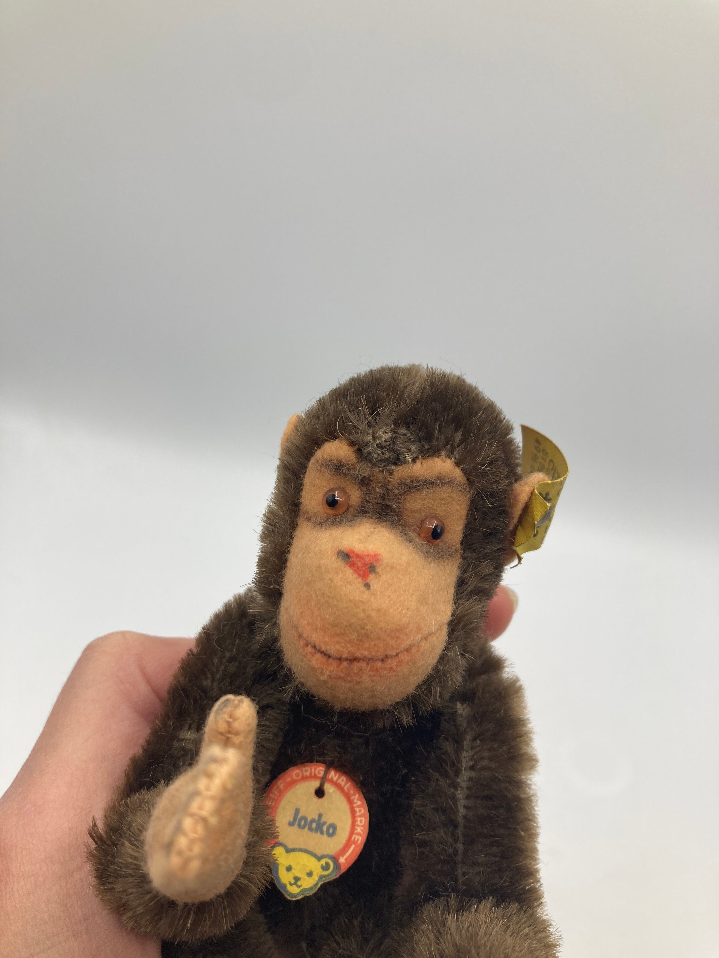 Steiff Almost Smallest Fully Jointed Jocko Monkey Chimp With All