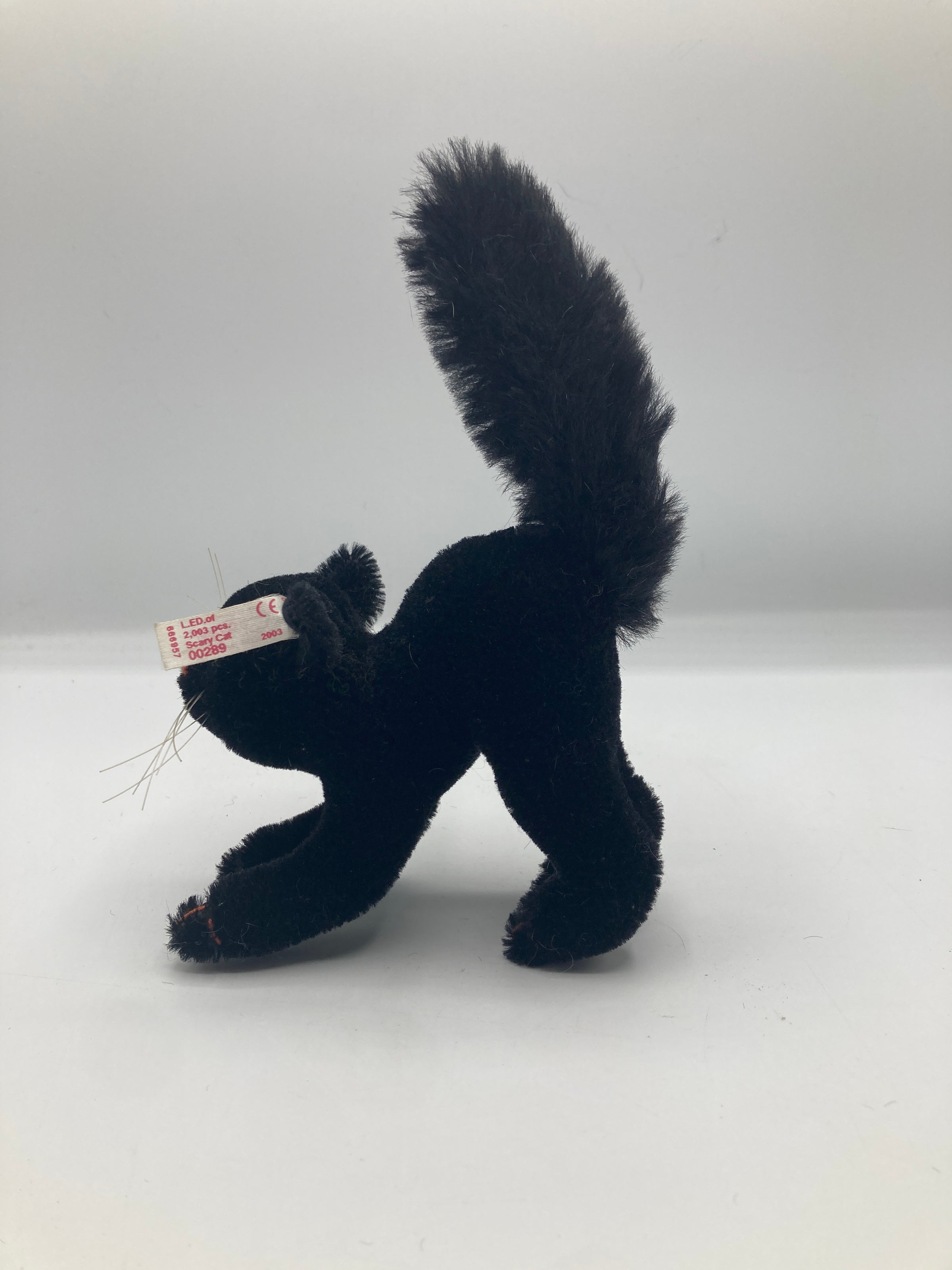 Steiff Black Mohair Replica Scary Cat With All IDs | My Site