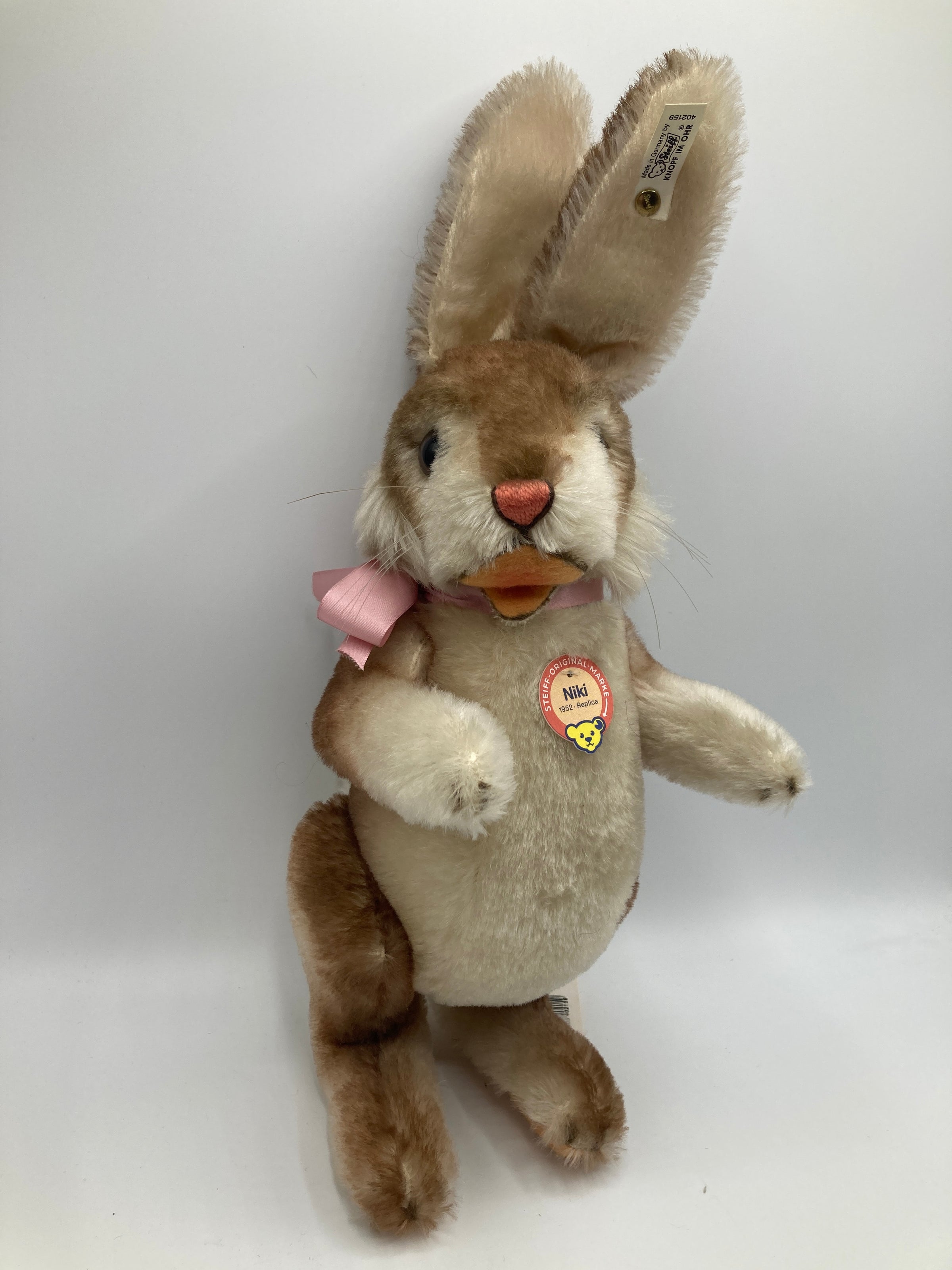 Steiff Niki Replica 1952 Limited Edition Rabbit With All IDs | My Site