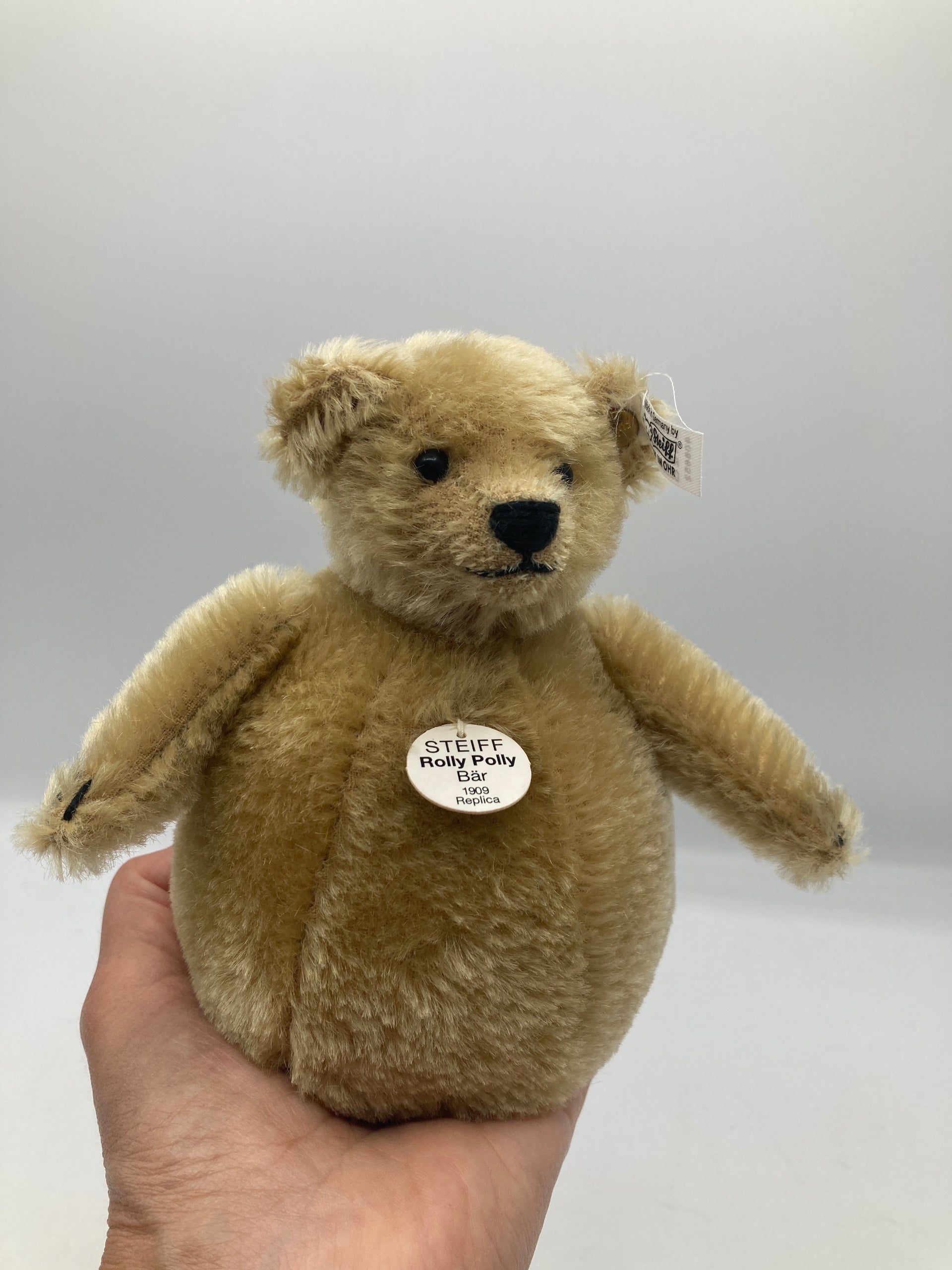 Steiff Replica Roly Poly Teddy Bear With All IDs | My Site