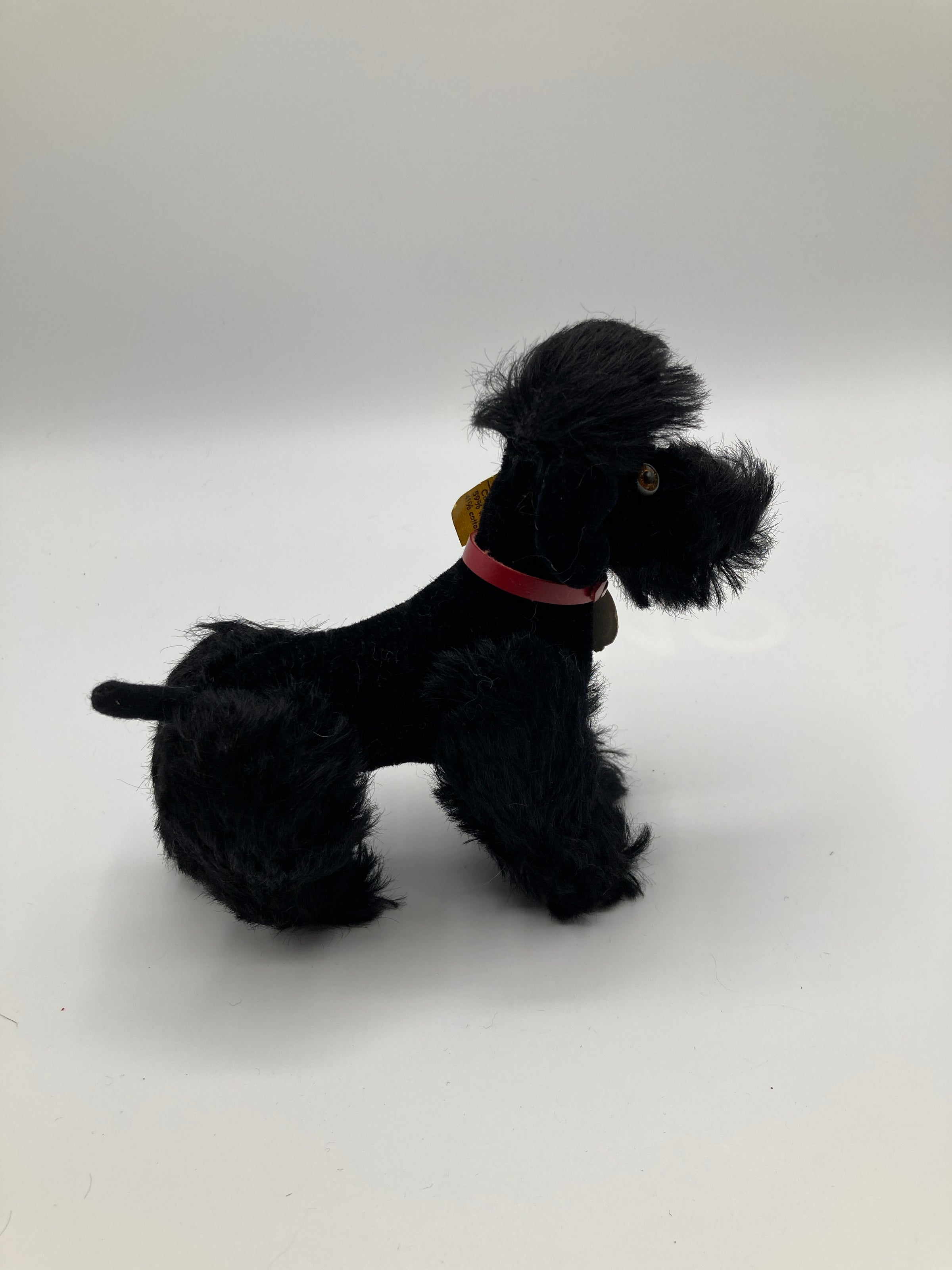 【Steiff 】シュタイフ プードル Snobby ブラック Poodle Steiff Smaller Black Mohair Snobby Poodle With All IDs | My Site