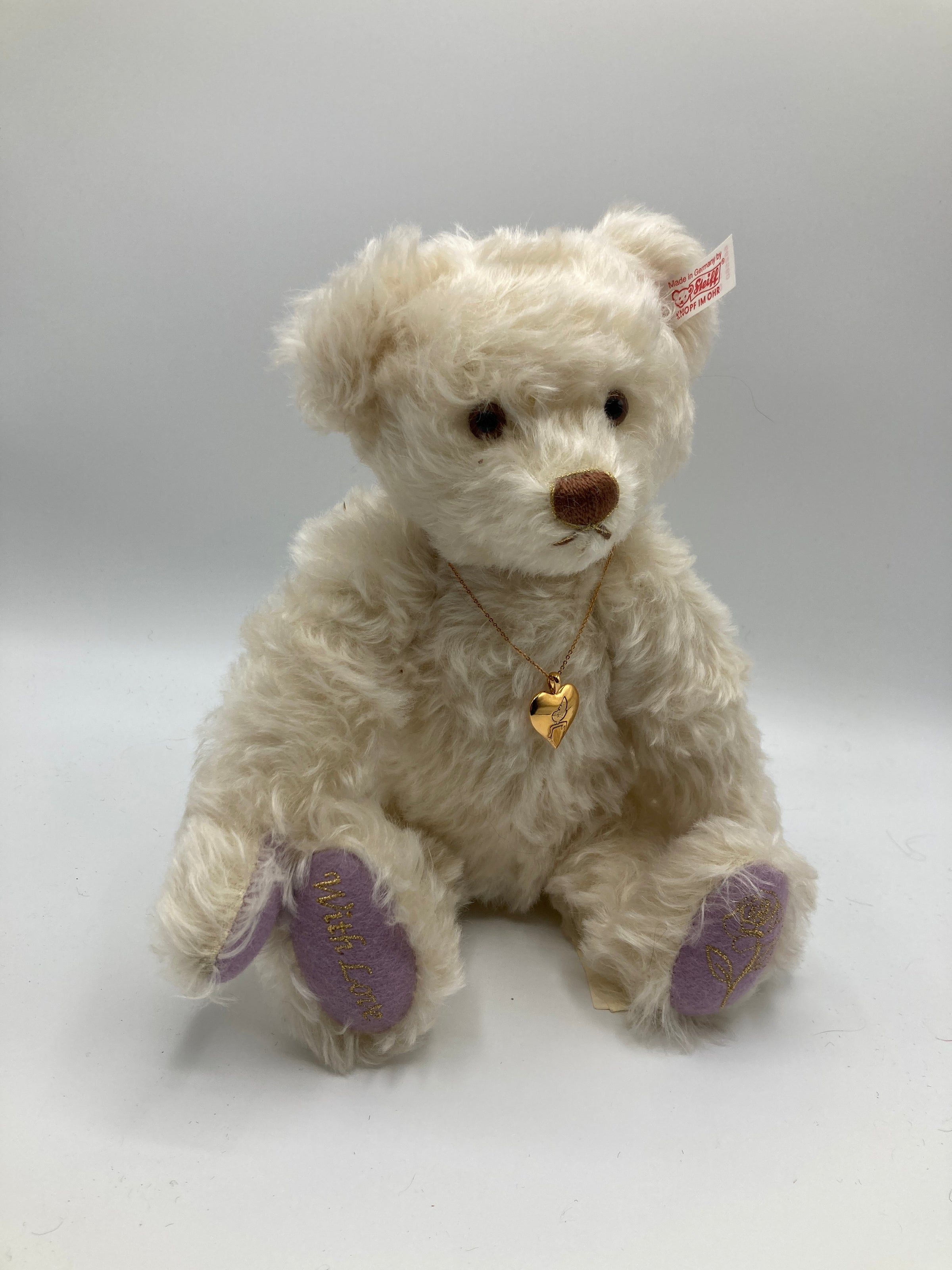 Hermann Diana Memorial Bear アメリカ限定品 Steiff White Princess Diana Memorial Bear With All IDs | My Site