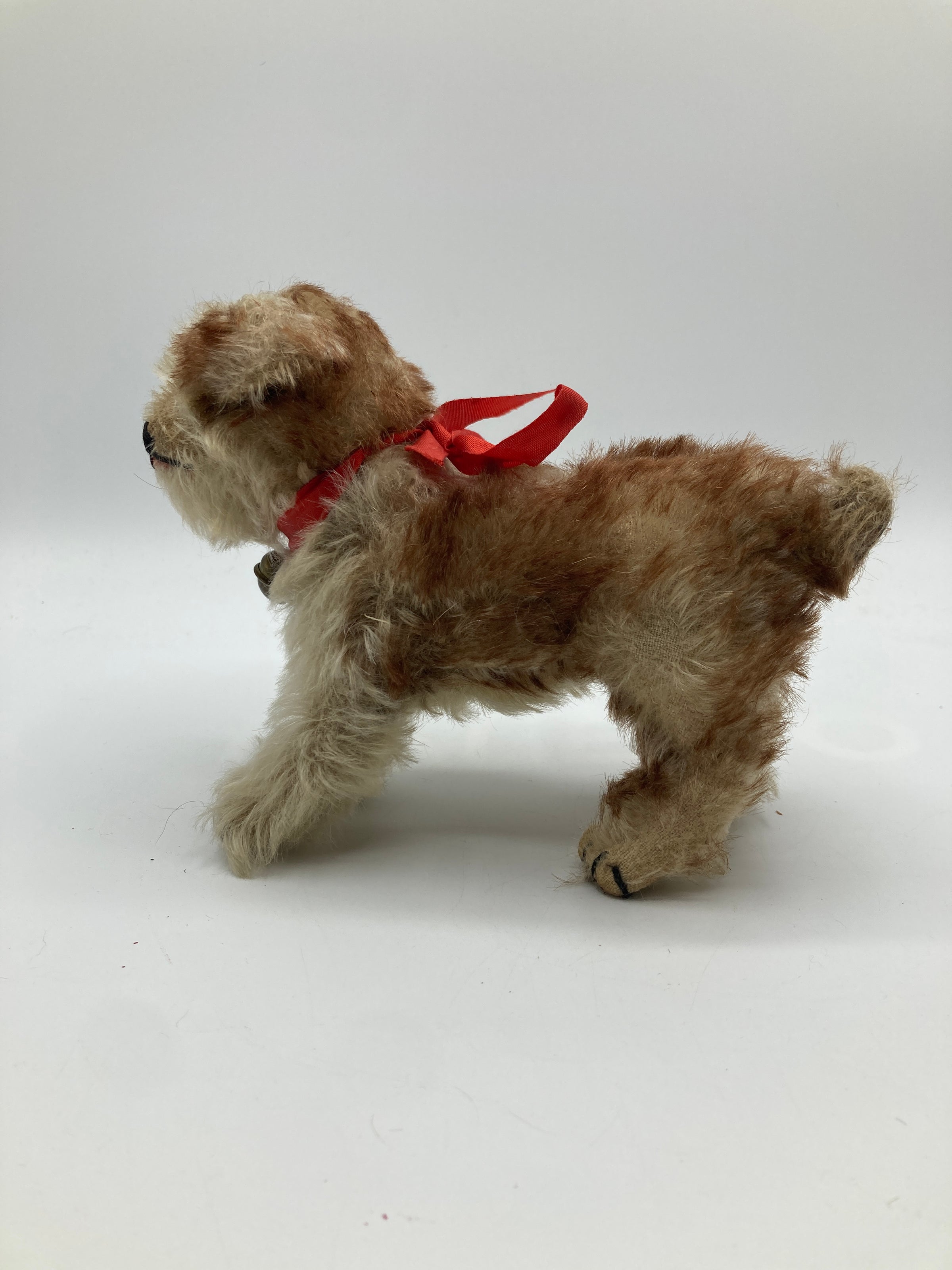 Steiff Prewar Very Rare Medium Sized Standing Molly Dog With ID