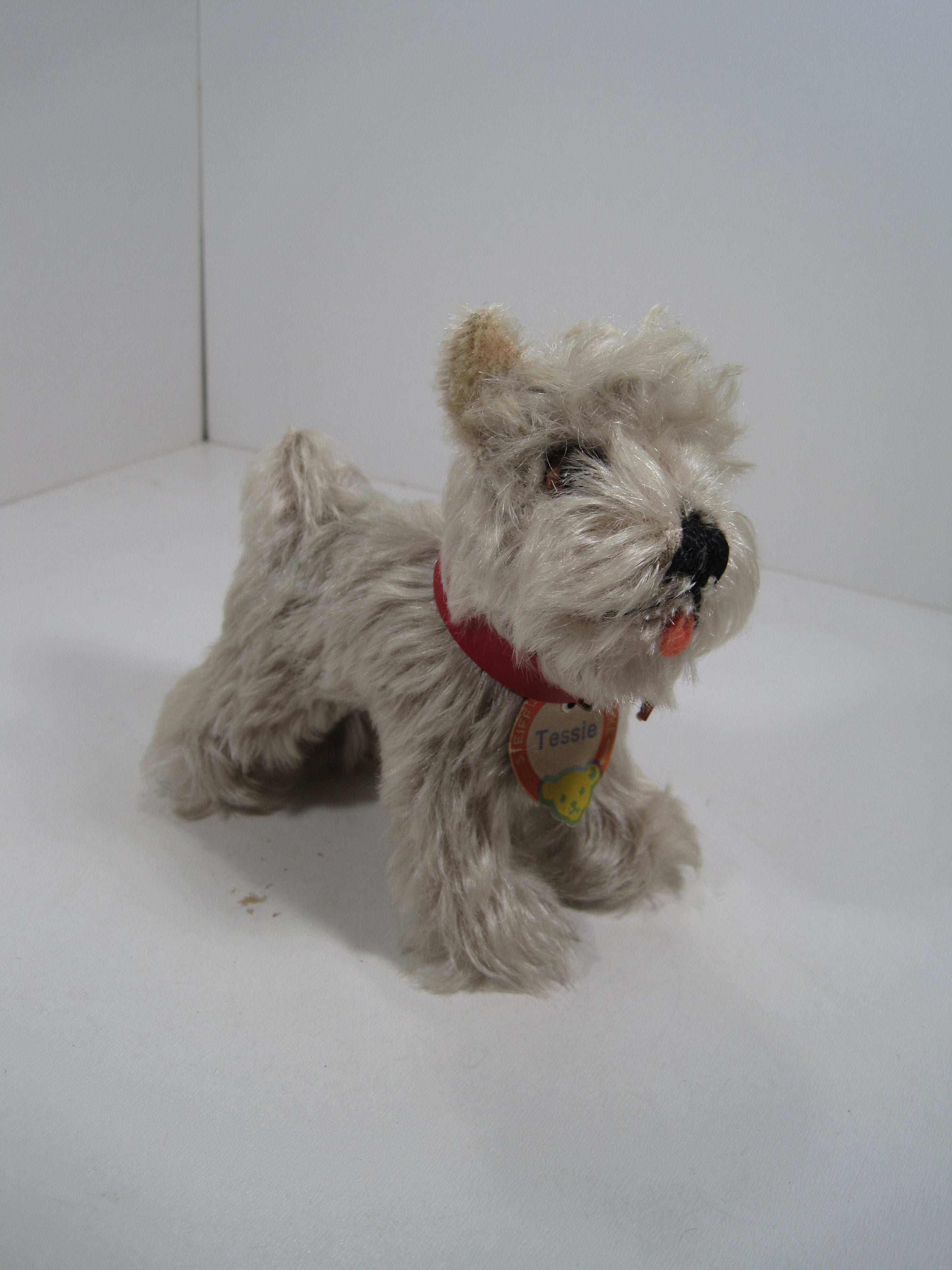Steiff Medium Tessie Schnauzer Dog With All IDs | My Site