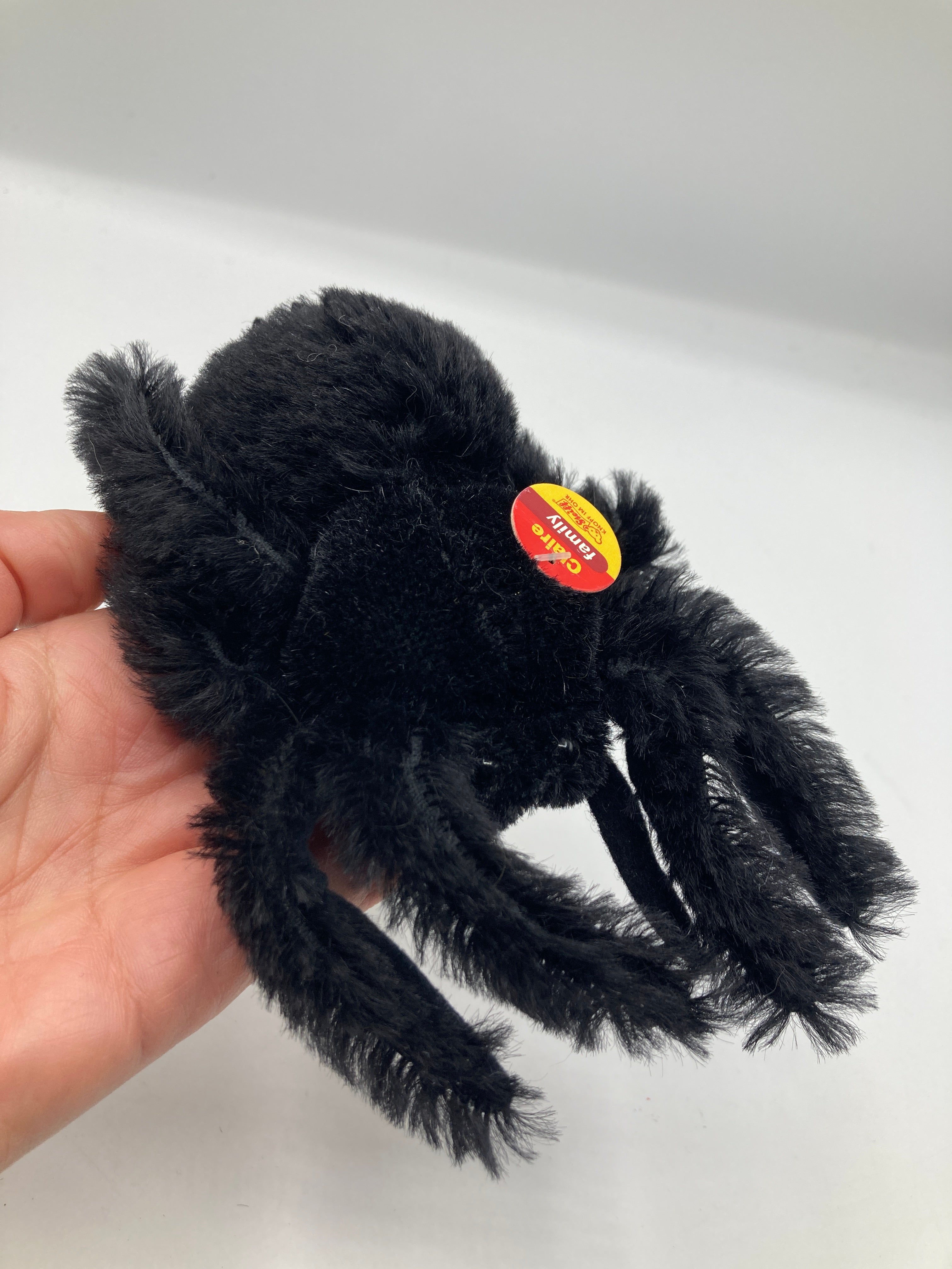 Steiff Black Mohair Claire Tarantula Spider With All IDs | My Site