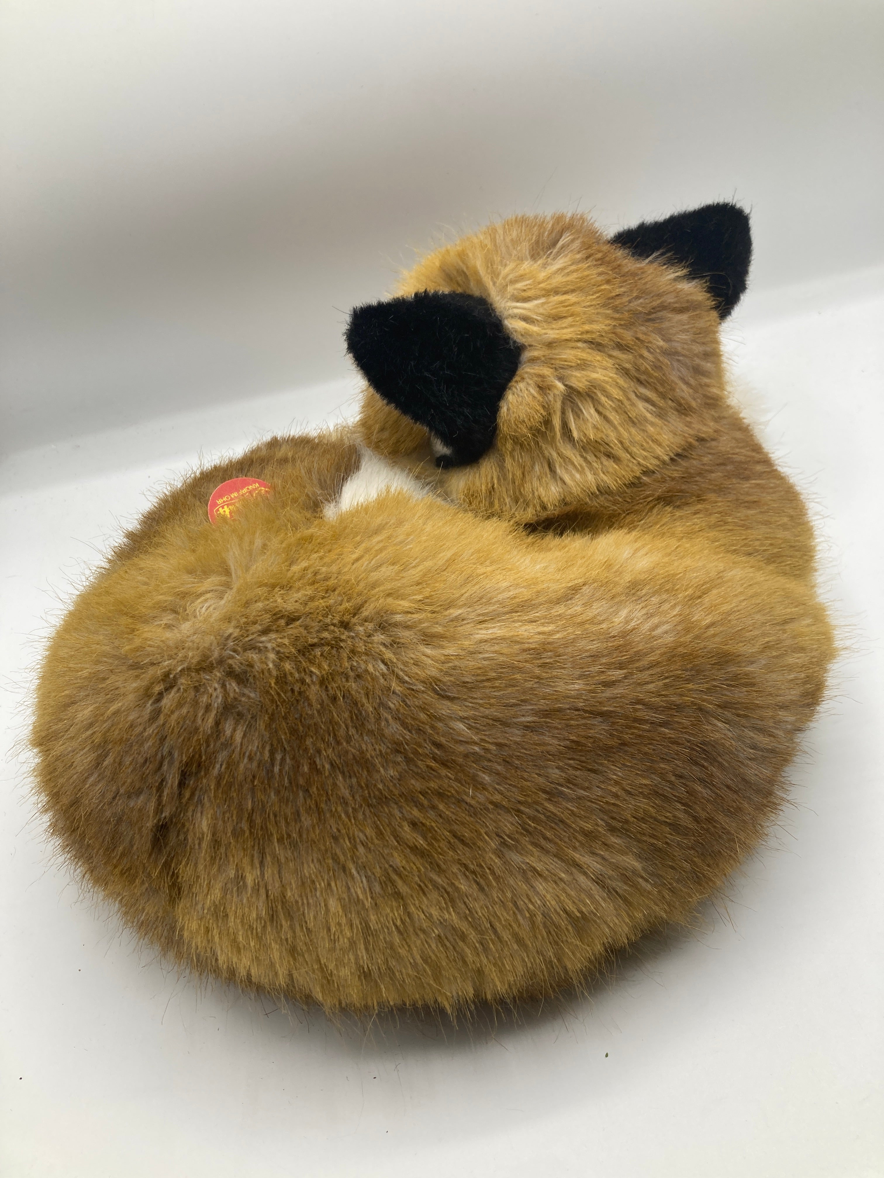 Steiff's Soft Plush Curled Up Fuzzy Fox With All IDs | My Site