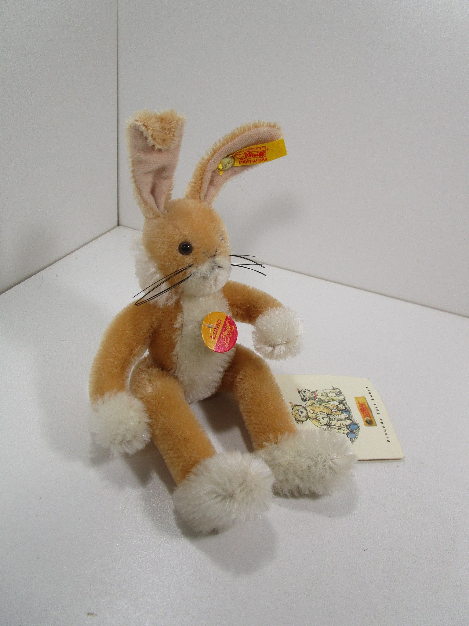Steiff Small Mohair Lulac Rabbit With All IDs | My Site
