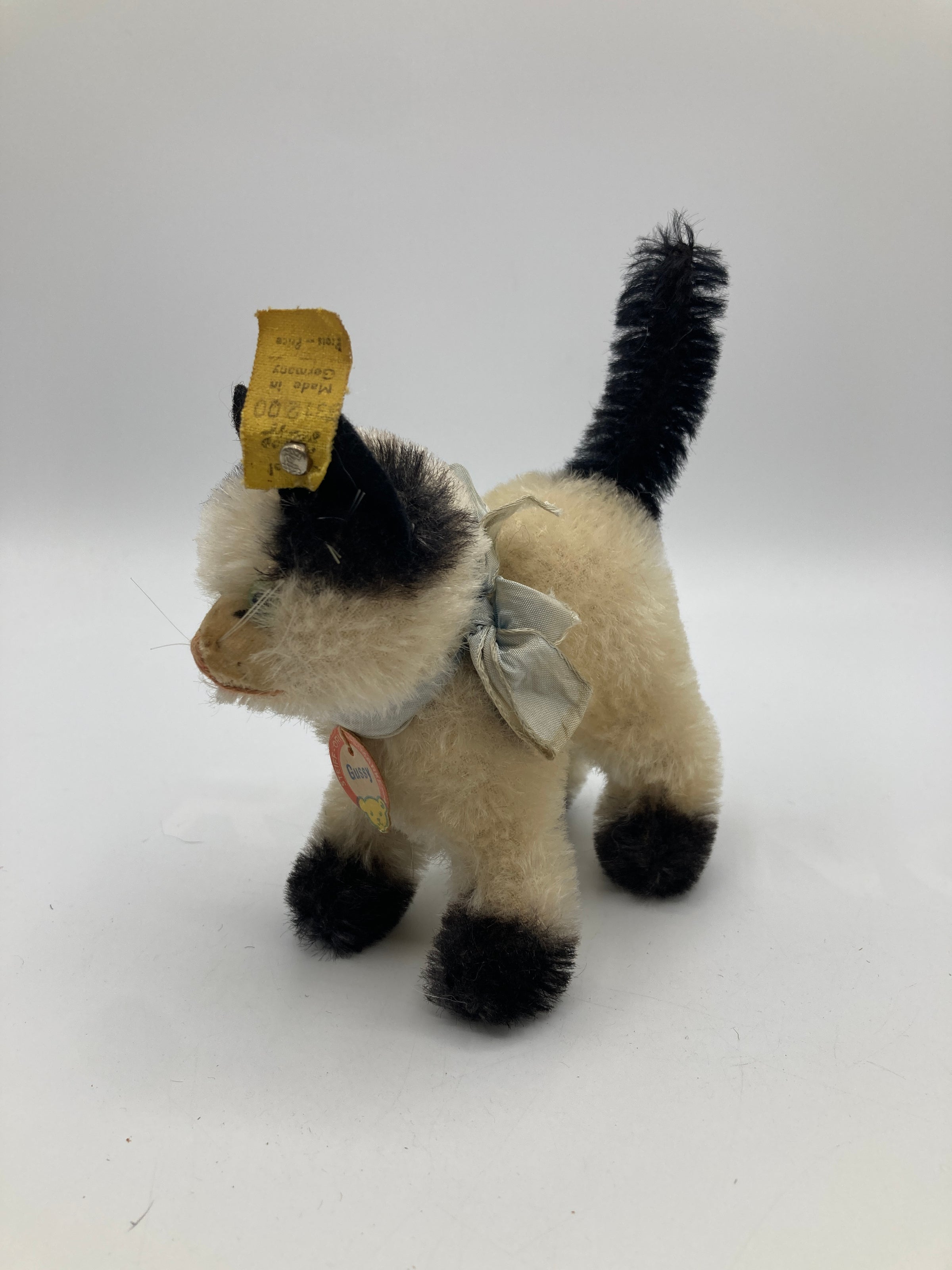 Steiff Small Gussy Cat With All IDs | My Site