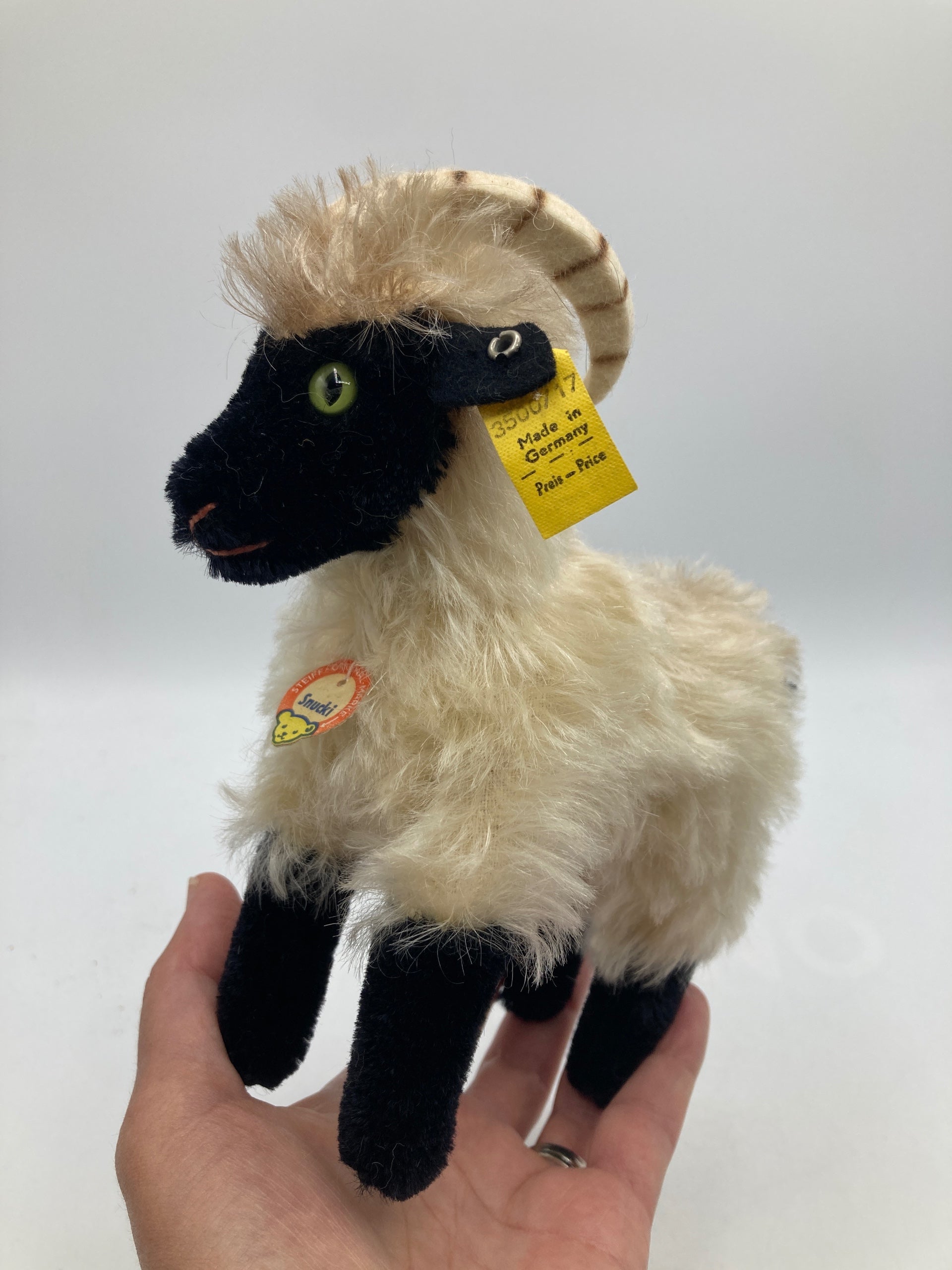 Steiff Medium Sized Snucki Mountain Sheep With All IDs | My Site